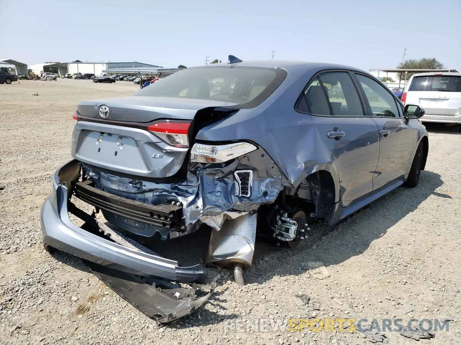 4 Photograph of a damaged car JTDEPRAE8LJ012668 TOYOTA COROLLA 2020