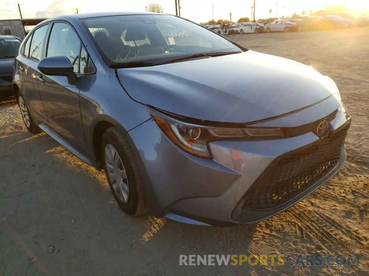 1 Photograph of a damaged car JTDEPRAE8LJ012671 TOYOTA COROLLA 2020