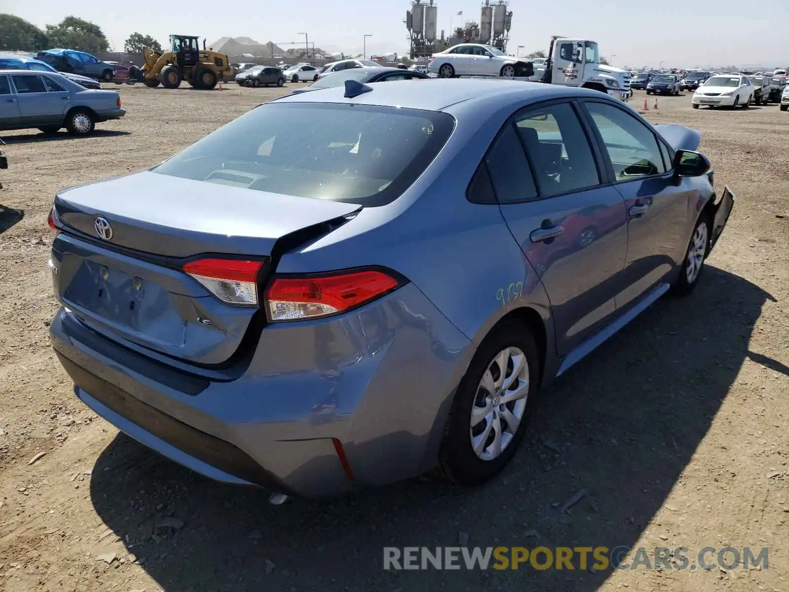 4 Photograph of a damaged car JTDEPRAE8LJ013822 TOYOTA COROLLA 2020