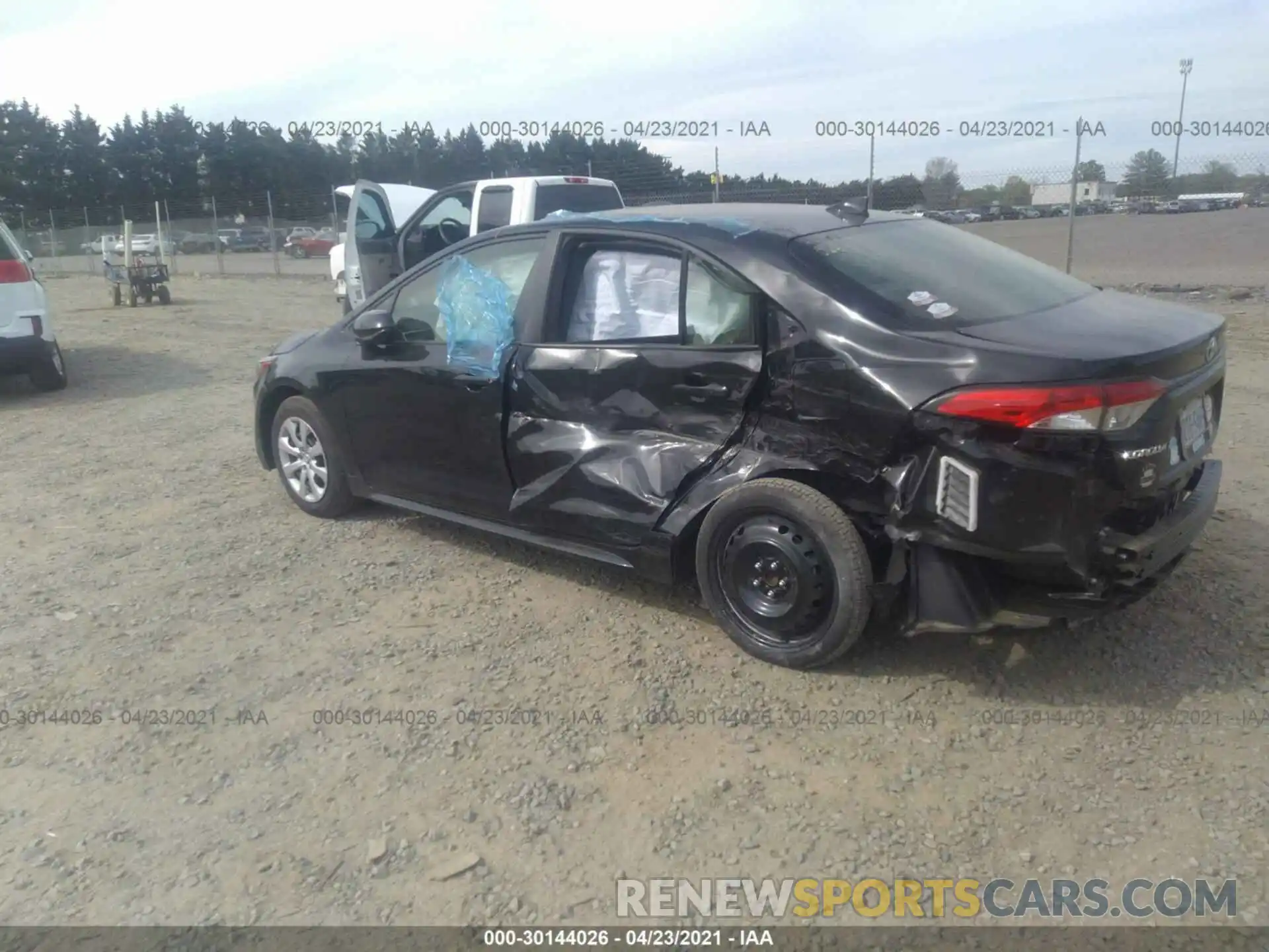 6 Photograph of a damaged car JTDEPRAE8LJ013934 TOYOTA COROLLA 2020