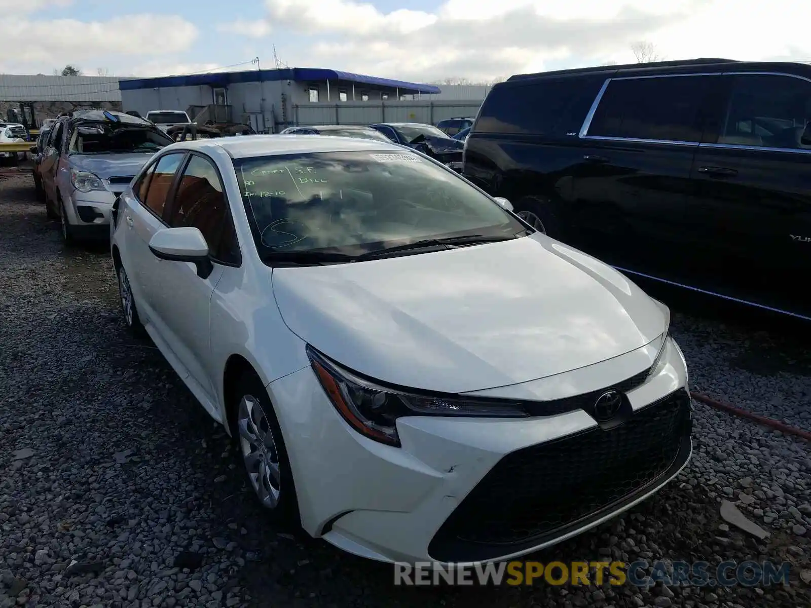 1 Photograph of a damaged car JTDEPRAE8LJ014498 TOYOTA COROLLA 2020