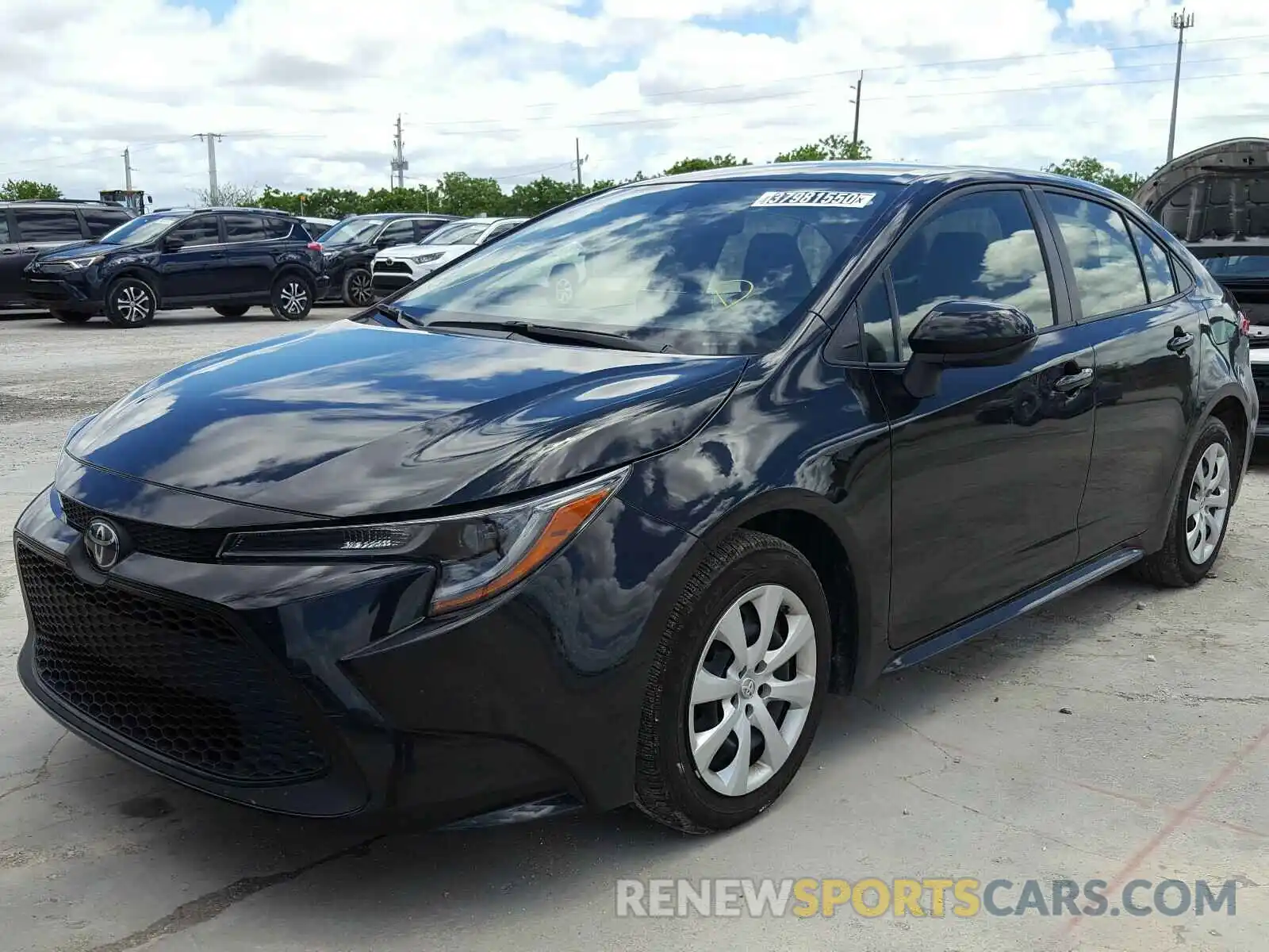 2 Photograph of a damaged car JTDEPRAE8LJ016266 TOYOTA COROLLA 2020