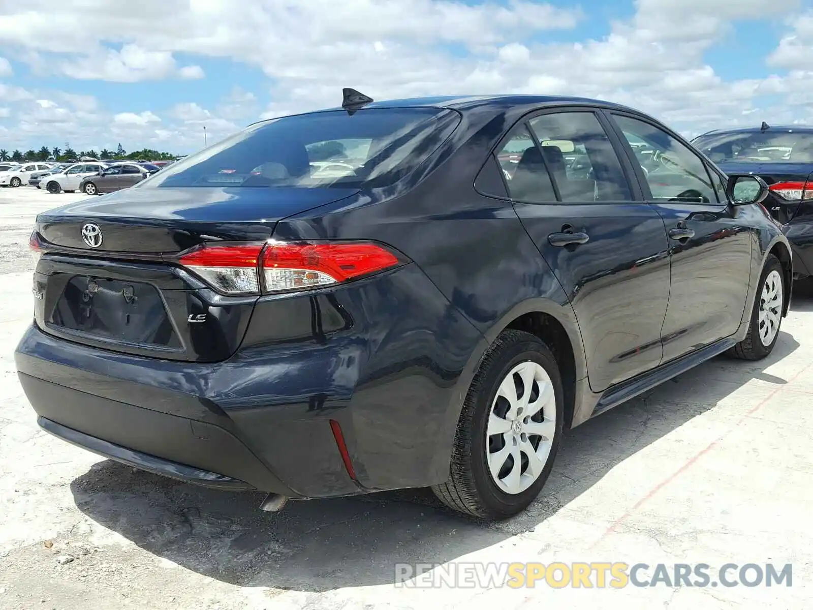 4 Photograph of a damaged car JTDEPRAE8LJ016266 TOYOTA COROLLA 2020