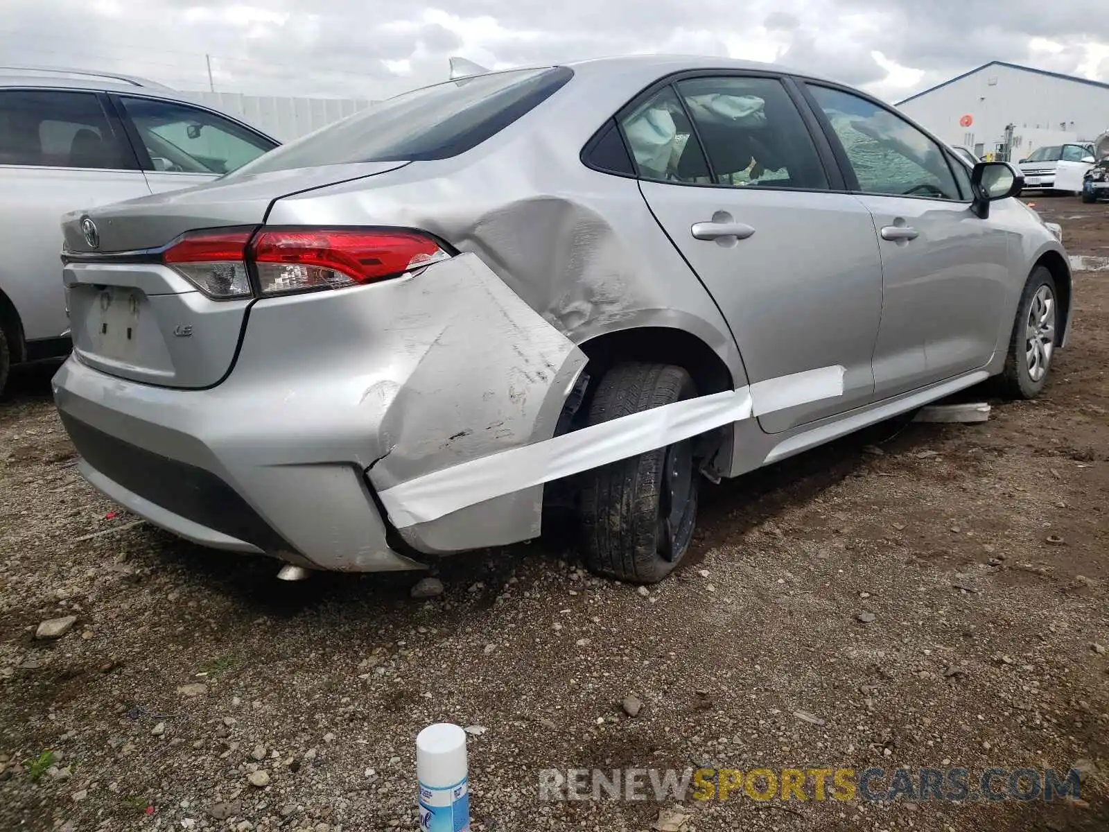 4 Photograph of a damaged car JTDEPRAE8LJ017563 TOYOTA COROLLA 2020