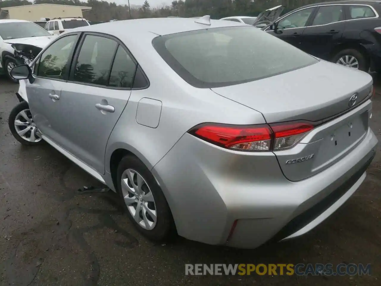 3 Photograph of a damaged car JTDEPRAE8LJ018339 TOYOTA COROLLA 2020