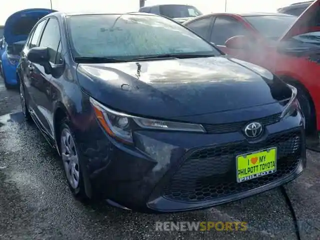 1 Photograph of a damaged car JTDEPRAE8LJ018342 TOYOTA COROLLA 2020