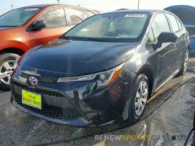 2 Photograph of a damaged car JTDEPRAE8LJ018342 TOYOTA COROLLA 2020