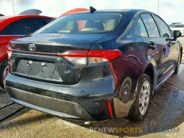 4 Photograph of a damaged car JTDEPRAE8LJ018342 TOYOTA COROLLA 2020