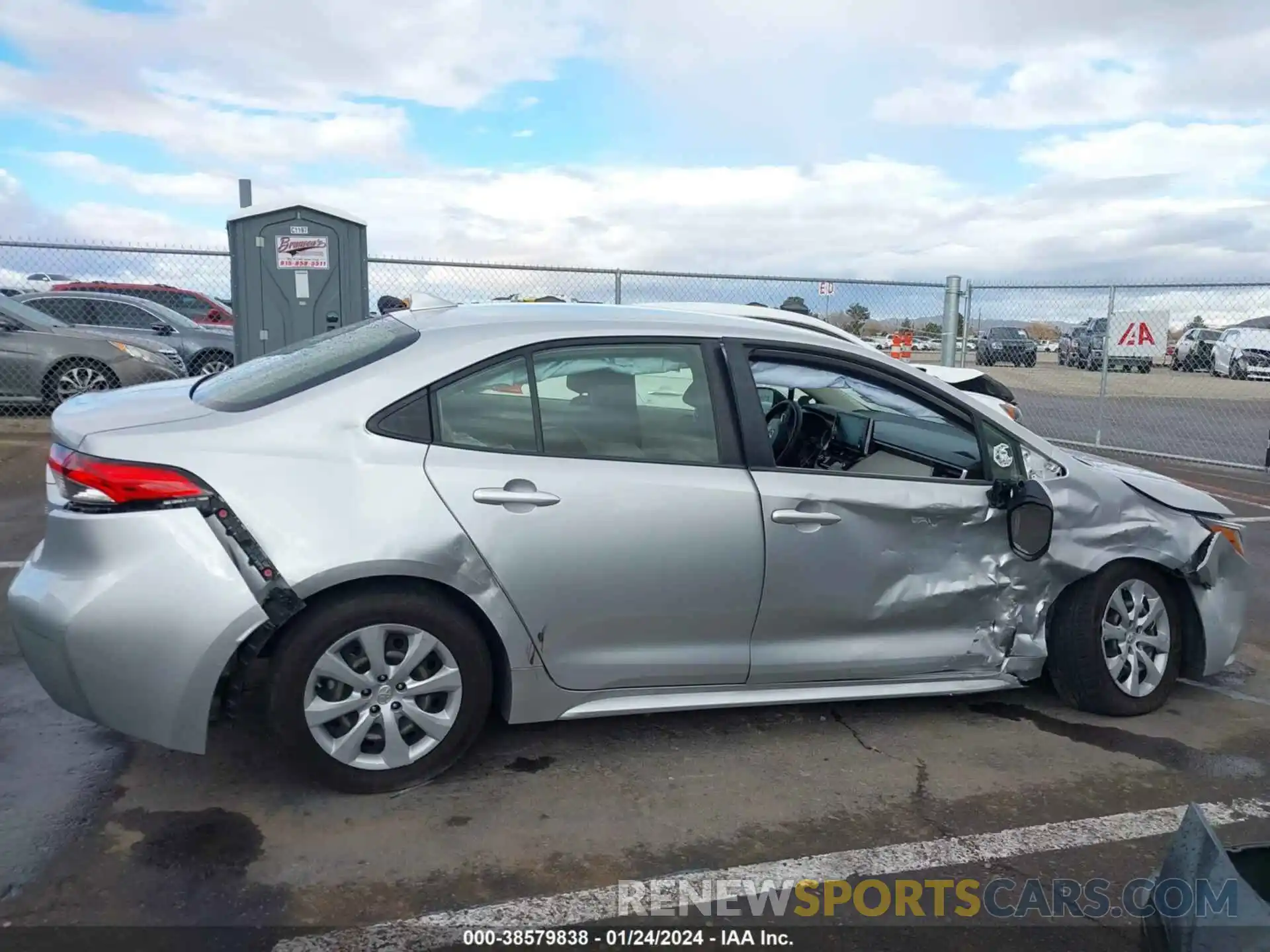 13 Photograph of a damaged car JTDEPRAE8LJ018681 TOYOTA COROLLA 2020