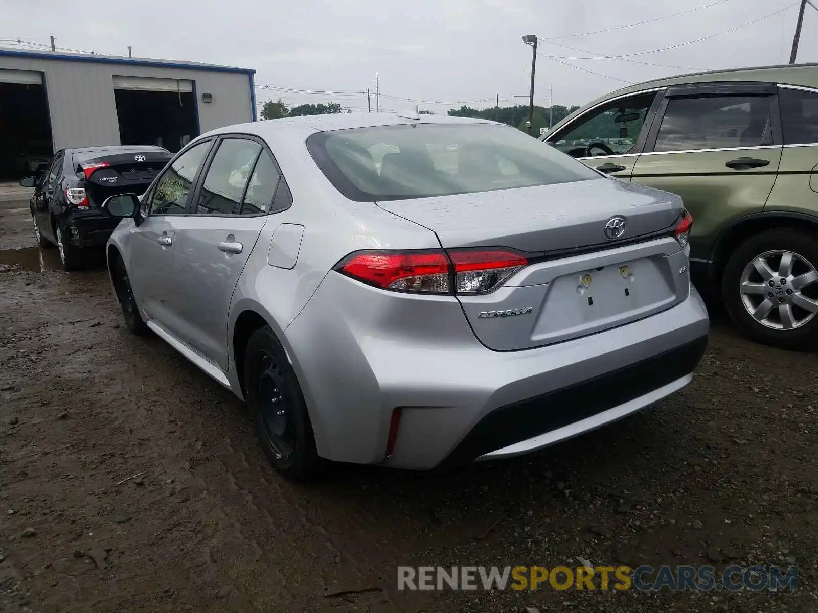 3 Photograph of a damaged car JTDEPRAE8LJ018857 TOYOTA COROLLA 2020