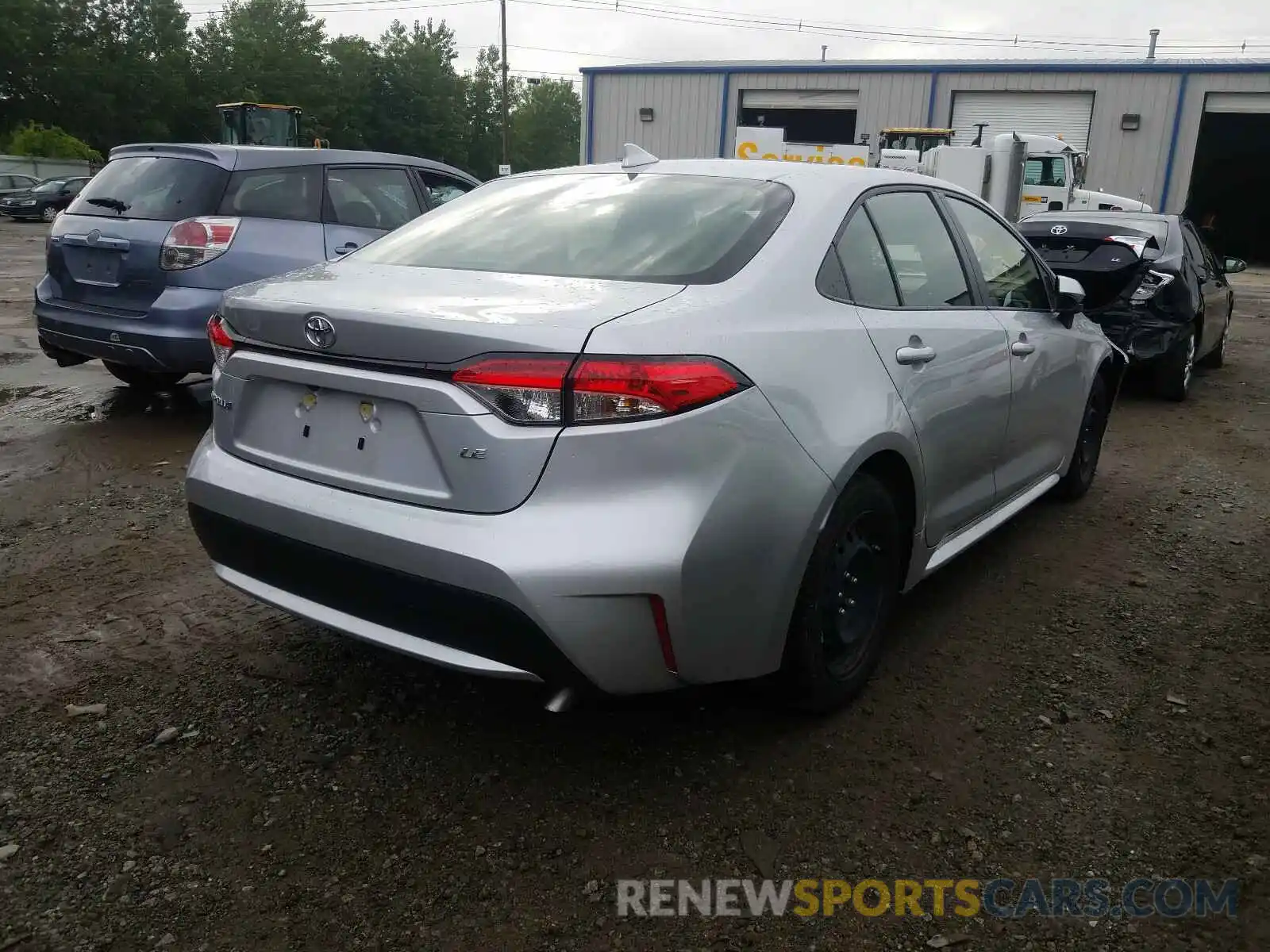 4 Photograph of a damaged car JTDEPRAE8LJ018857 TOYOTA COROLLA 2020