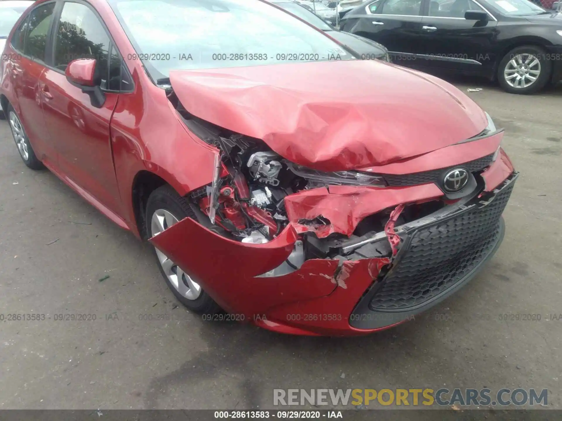 6 Photograph of a damaged car JTDEPRAE8LJ019801 TOYOTA COROLLA 2020