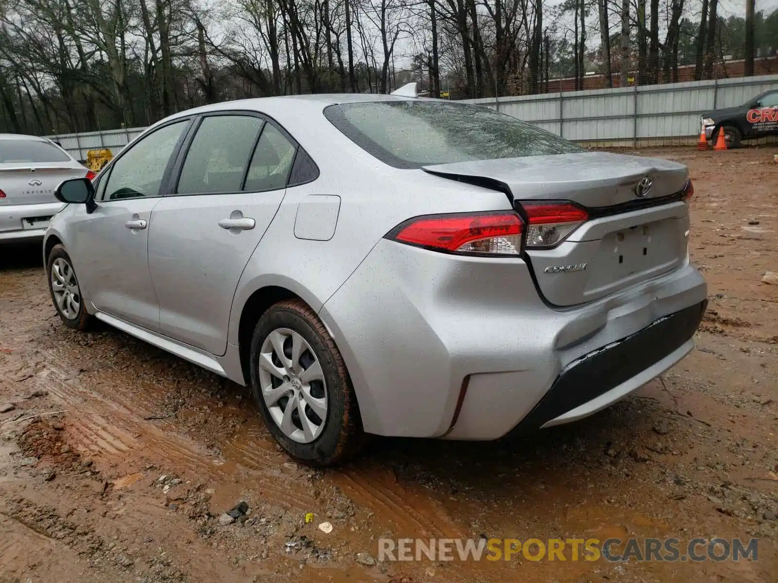 3 Photograph of a damaged car JTDEPRAE8LJ020883 TOYOTA COROLLA 2020