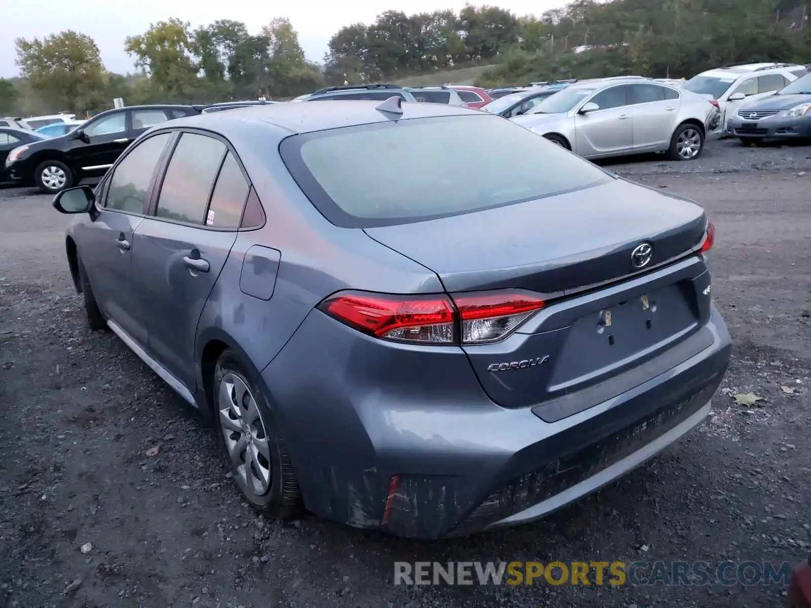 3 Photograph of a damaged car JTDEPRAE8LJ021094 TOYOTA COROLLA 2020