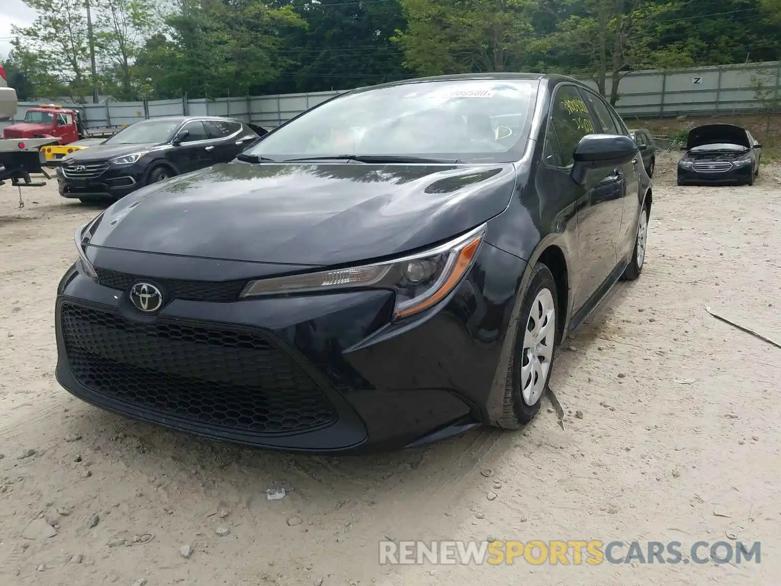 2 Photograph of a damaged car JTDEPRAE8LJ021287 TOYOTA COROLLA 2020