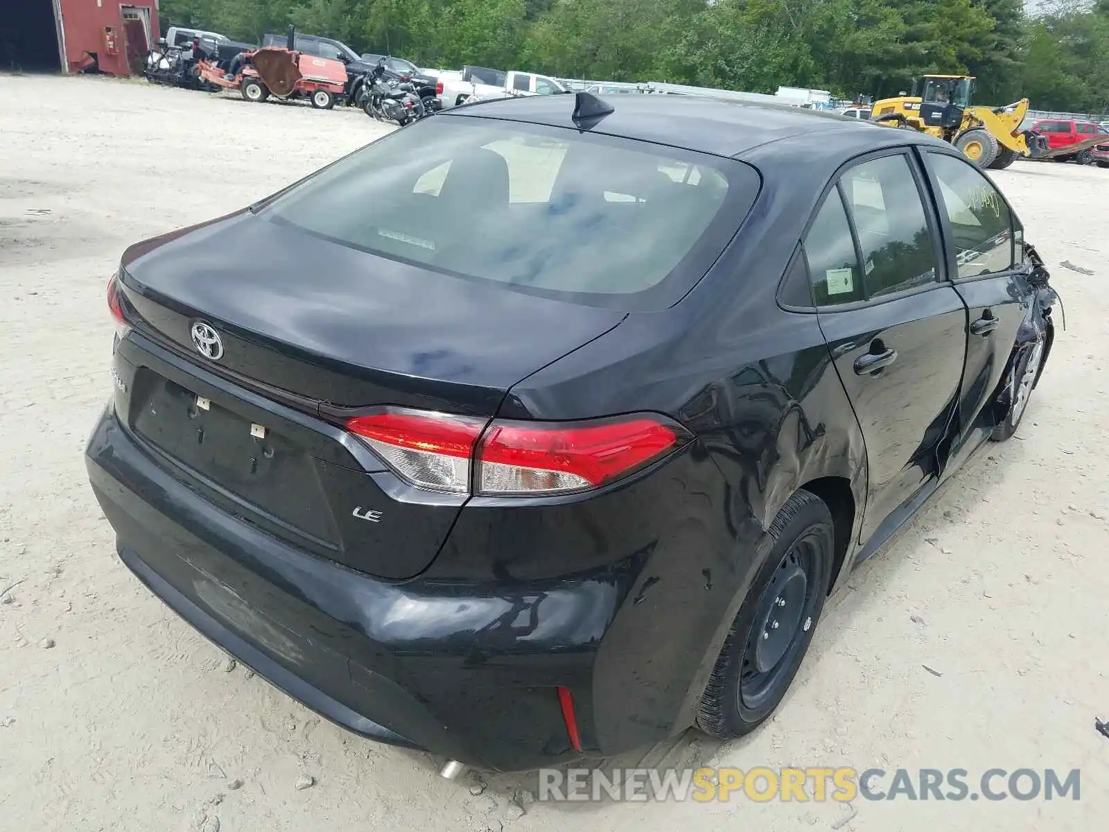 4 Photograph of a damaged car JTDEPRAE8LJ021287 TOYOTA COROLLA 2020