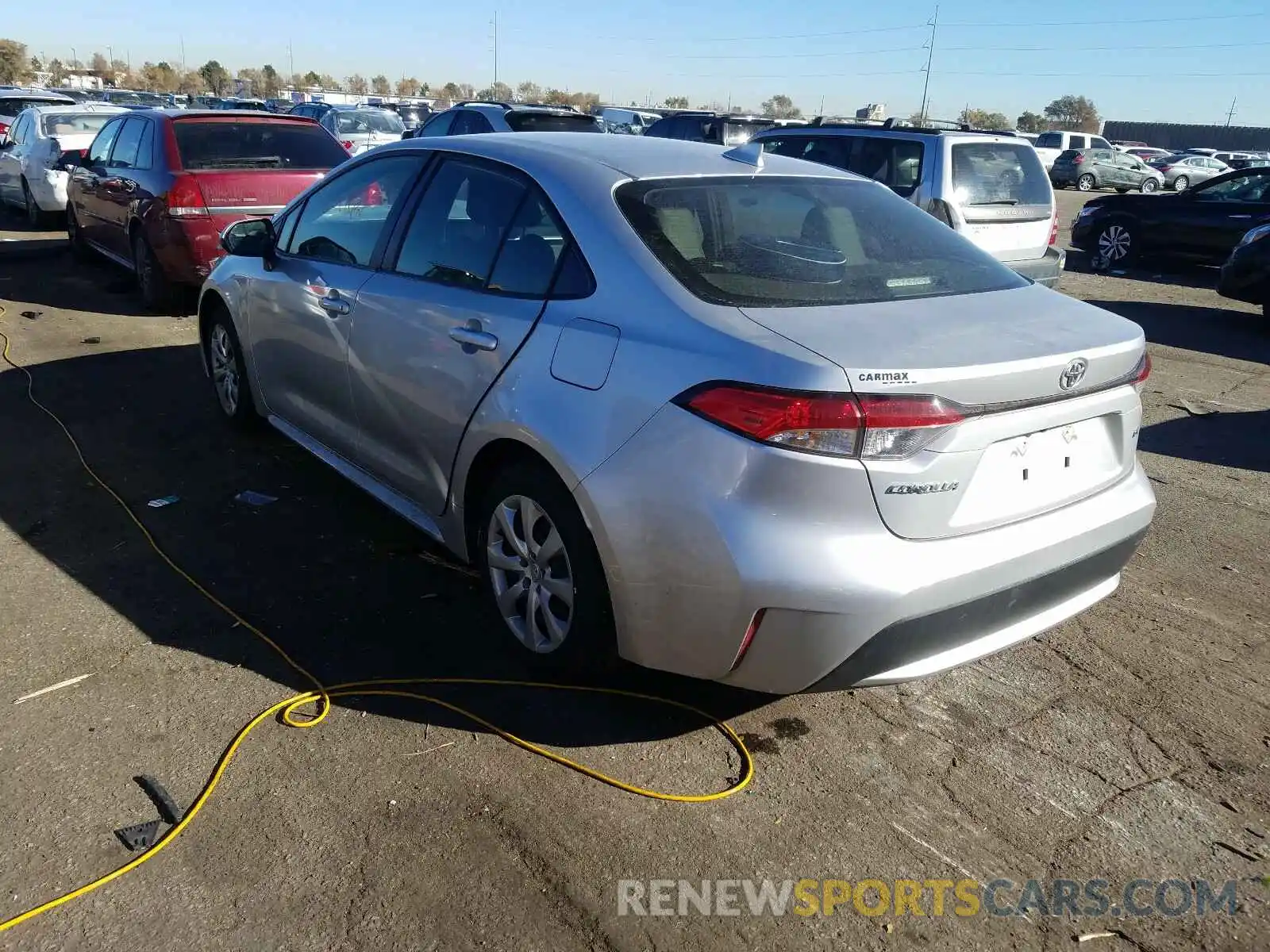 3 Photograph of a damaged car JTDEPRAE8LJ021614 TOYOTA COROLLA 2020