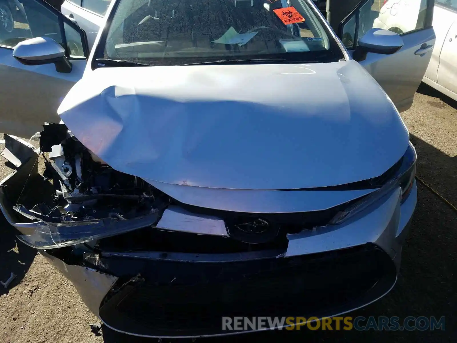 7 Photograph of a damaged car JTDEPRAE8LJ021614 TOYOTA COROLLA 2020