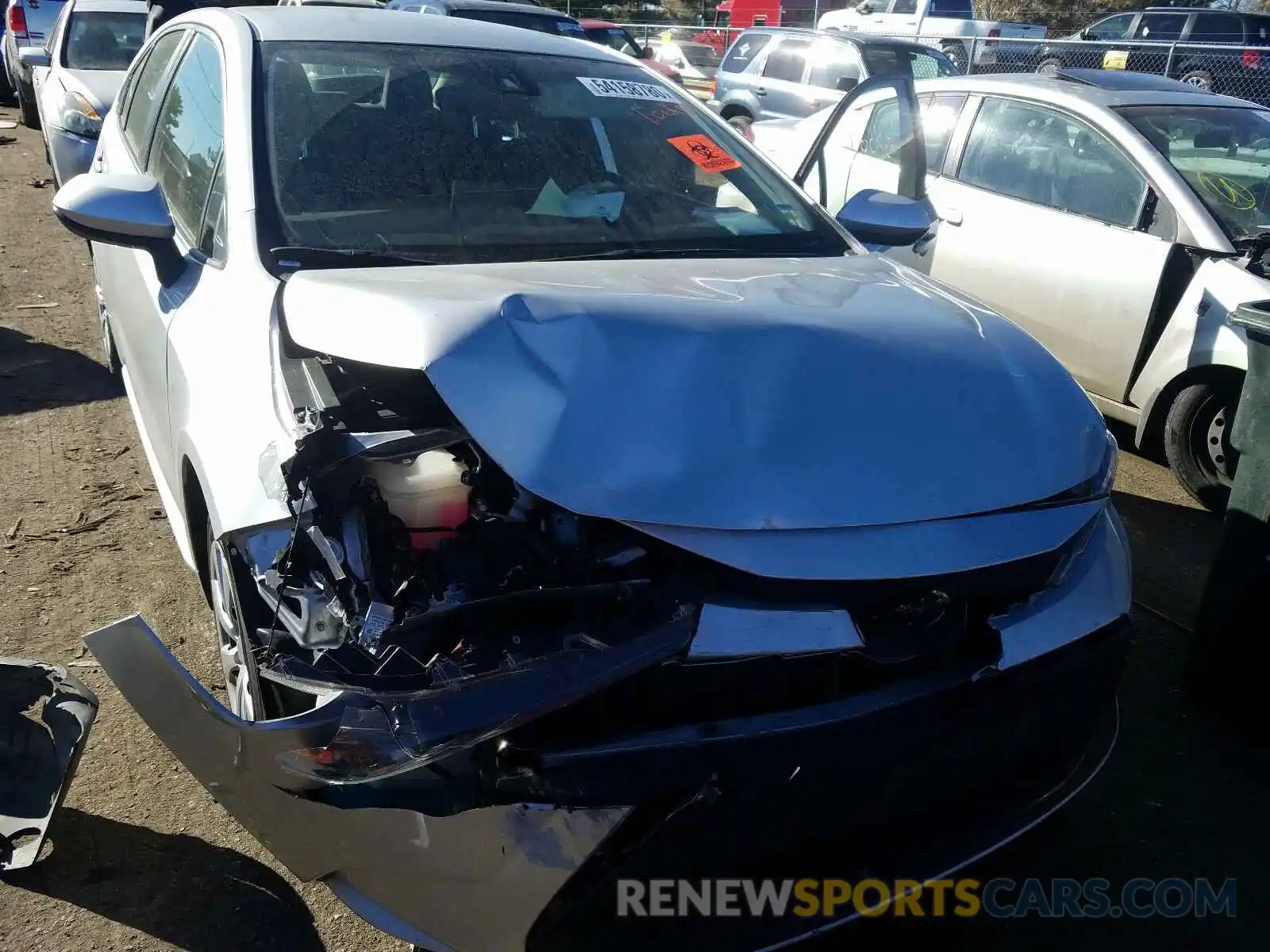 9 Photograph of a damaged car JTDEPRAE8LJ021614 TOYOTA COROLLA 2020