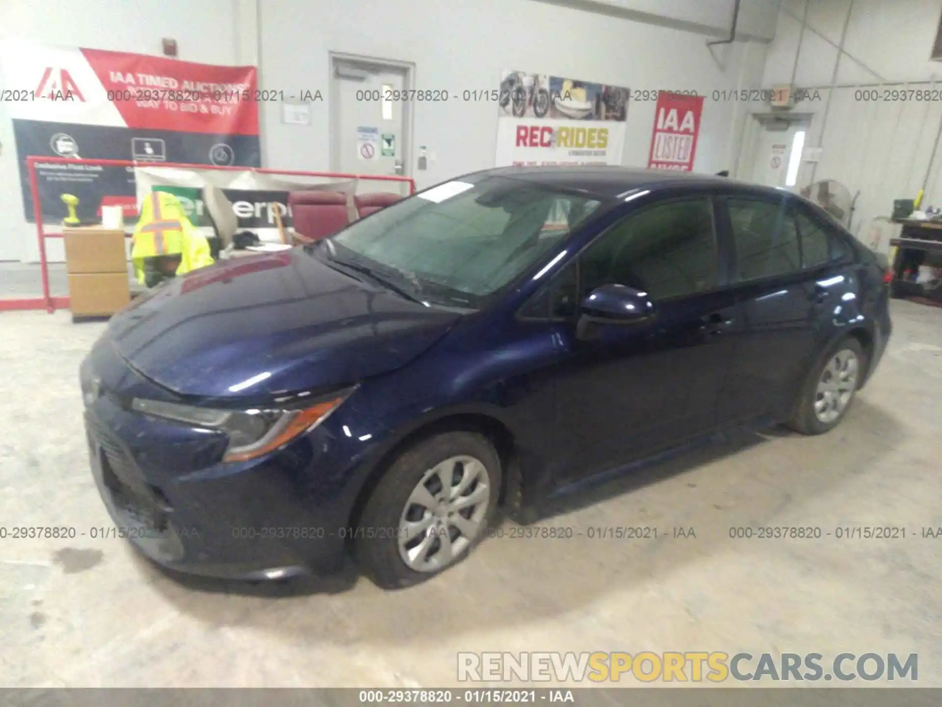 2 Photograph of a damaged car JTDEPRAE8LJ021967 TOYOTA COROLLA 2020