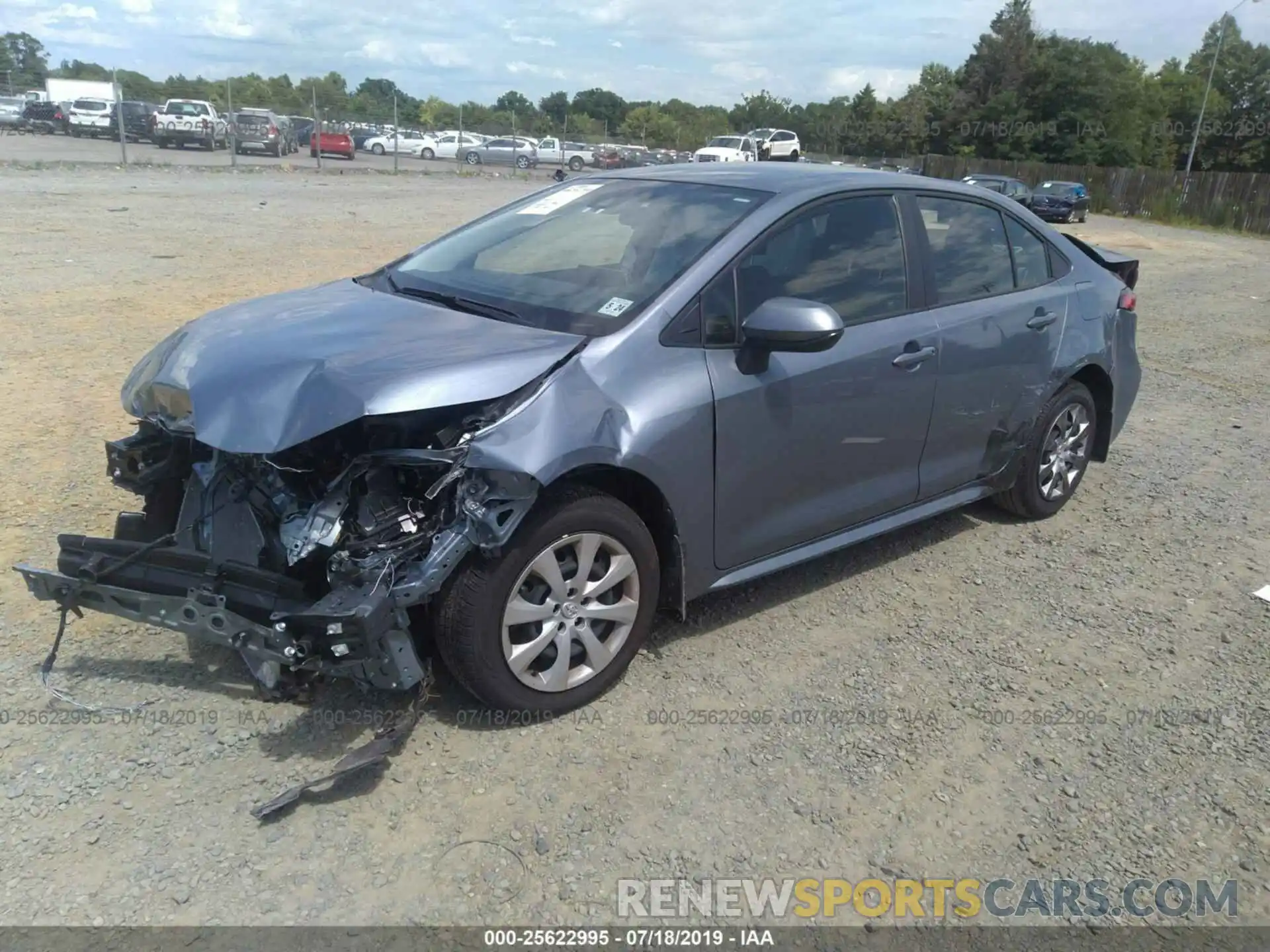 2 Photograph of a damaged car JTDEPRAE8LJ022147 TOYOTA COROLLA 2020