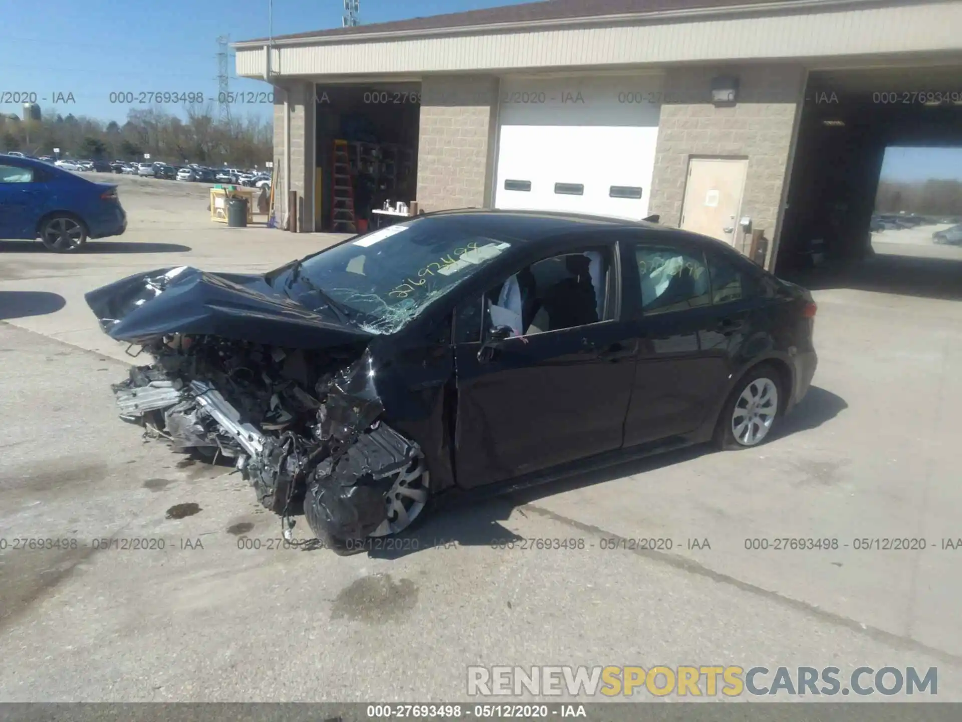 2 Photograph of a damaged car JTDEPRAE8LJ022309 TOYOTA COROLLA 2020