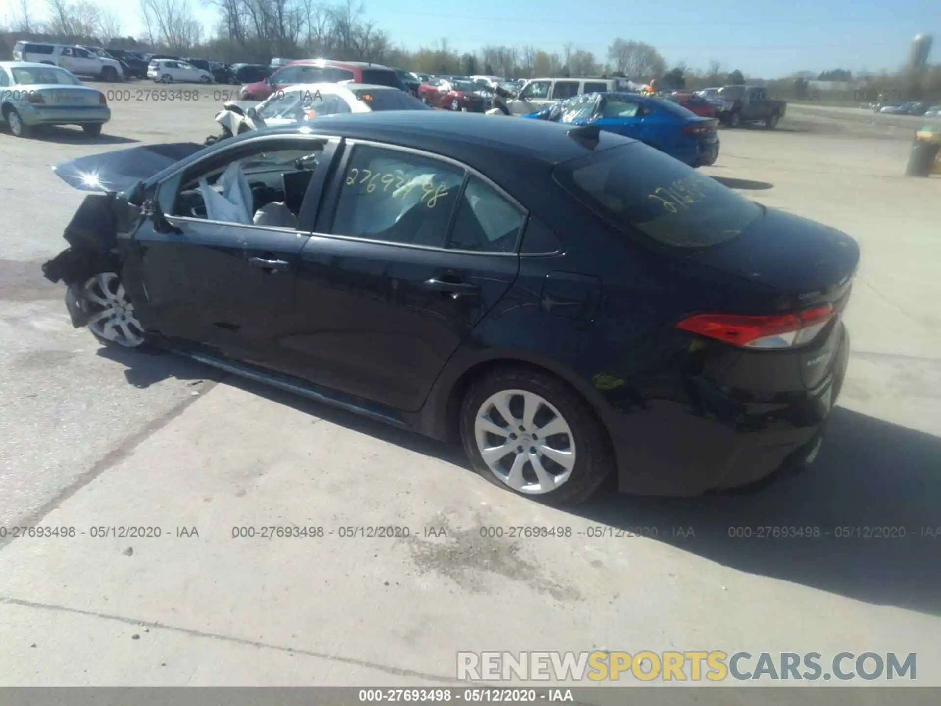 3 Photograph of a damaged car JTDEPRAE8LJ022309 TOYOTA COROLLA 2020