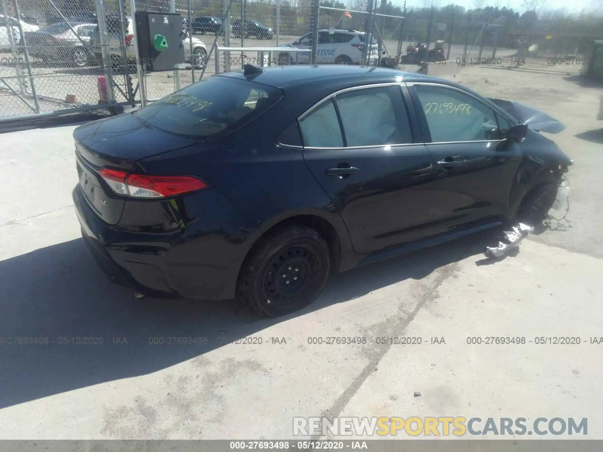 4 Photograph of a damaged car JTDEPRAE8LJ022309 TOYOTA COROLLA 2020