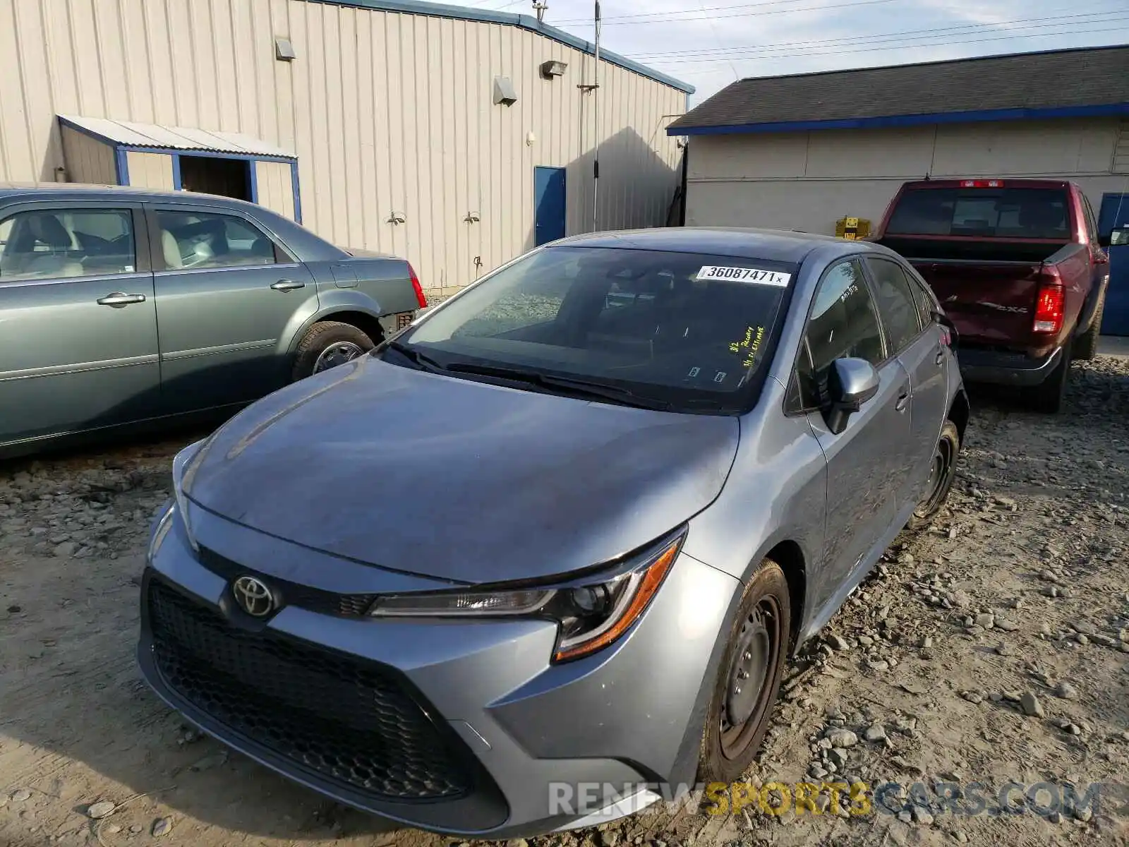 2 Photograph of a damaged car JTDEPRAE8LJ022620 TOYOTA COROLLA 2020