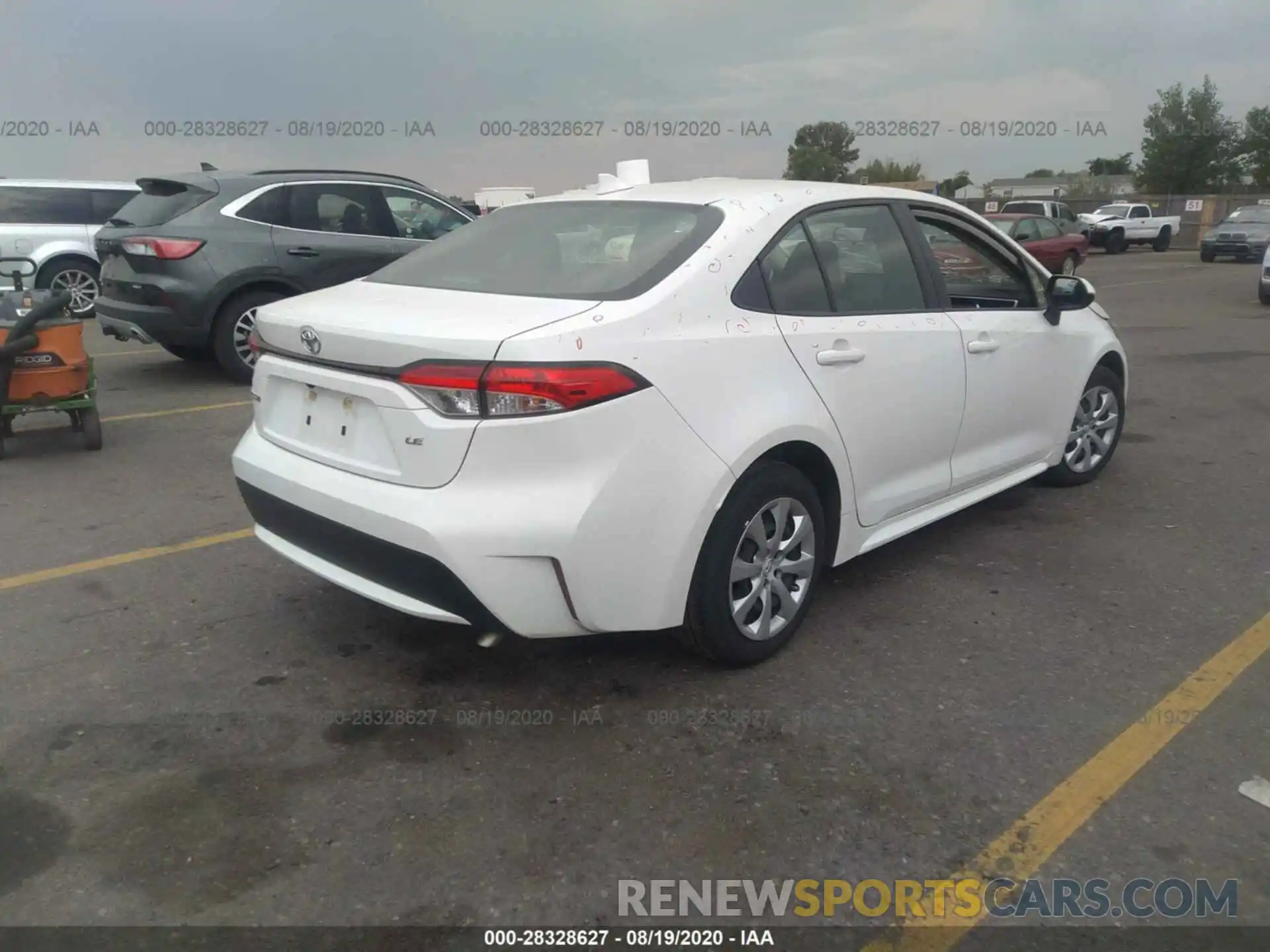 4 Photograph of a damaged car JTDEPRAE8LJ022665 TOYOTA COROLLA 2020