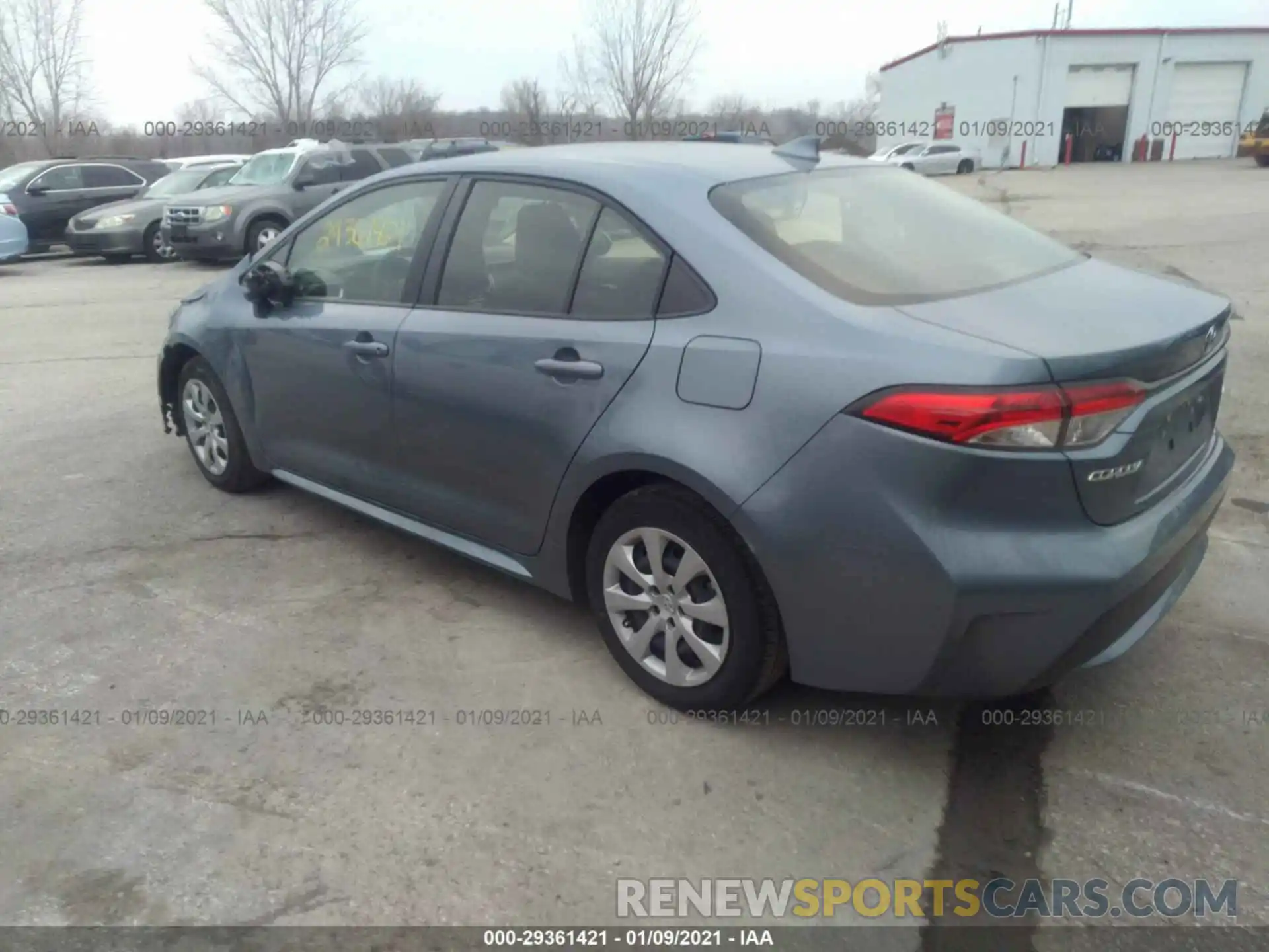 3 Photograph of a damaged car JTDEPRAE8LJ022973 TOYOTA COROLLA 2020