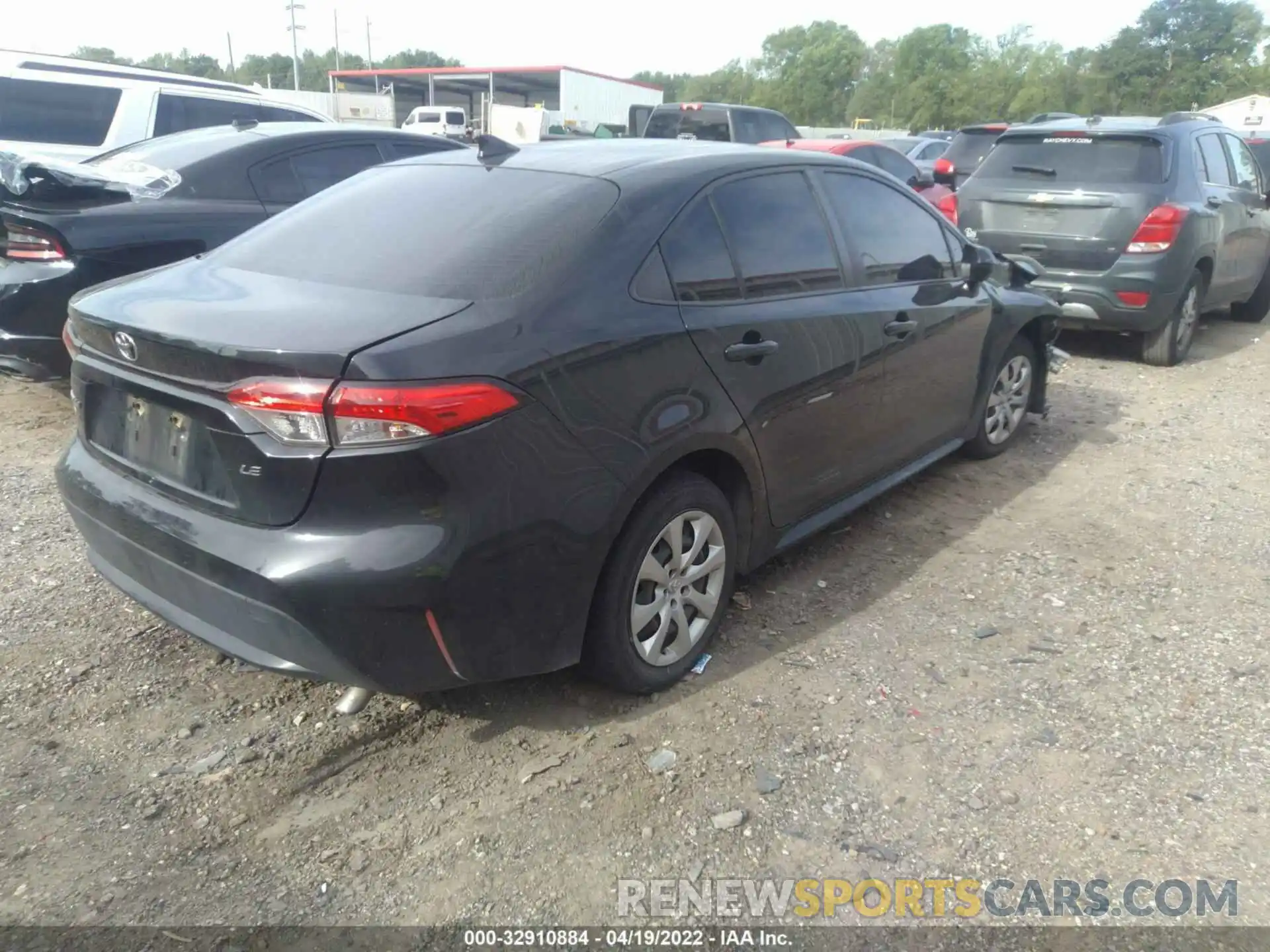 4 Photograph of a damaged car JTDEPRAE8LJ023122 TOYOTA COROLLA 2020