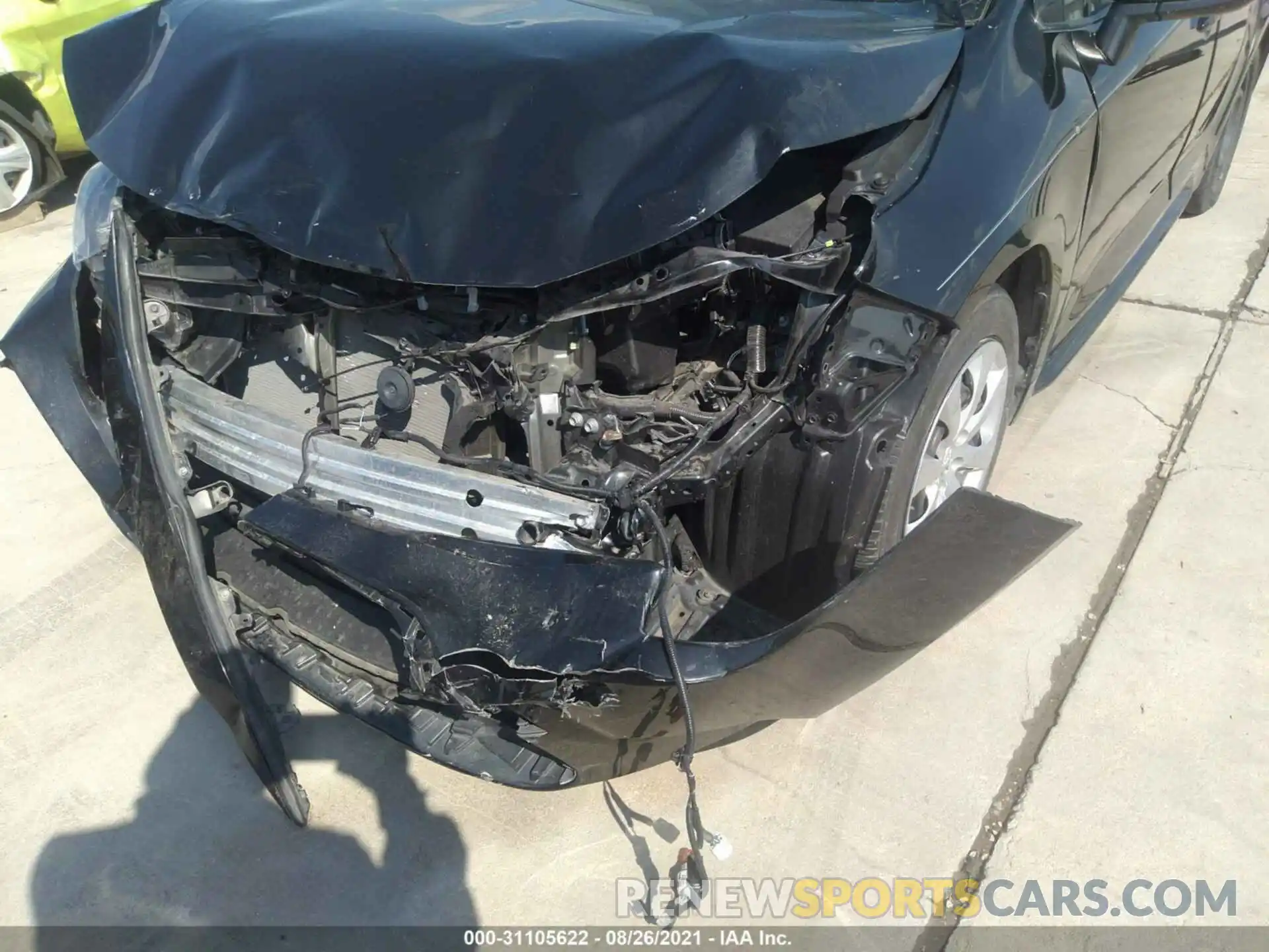 6 Photograph of a damaged car JTDEPRAE8LJ023136 TOYOTA COROLLA 2020