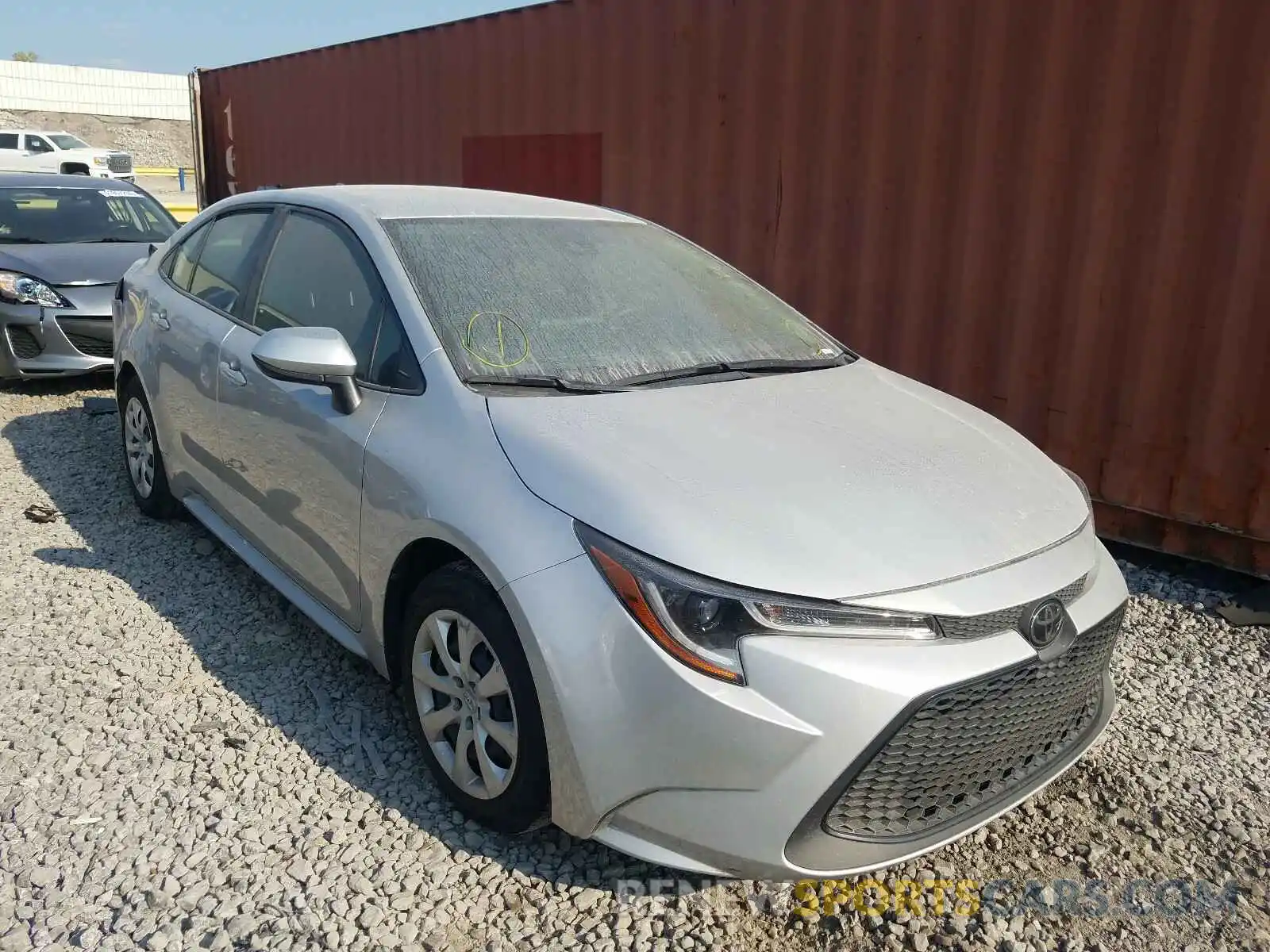 1 Photograph of a damaged car JTDEPRAE8LJ023248 TOYOTA COROLLA 2020