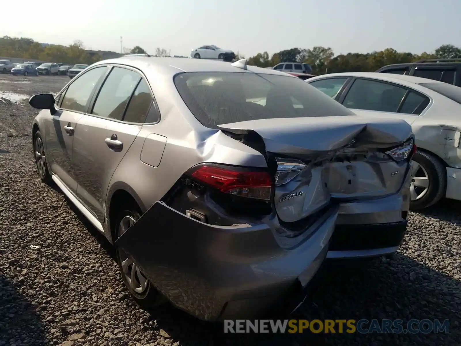 3 Photograph of a damaged car JTDEPRAE8LJ023248 TOYOTA COROLLA 2020