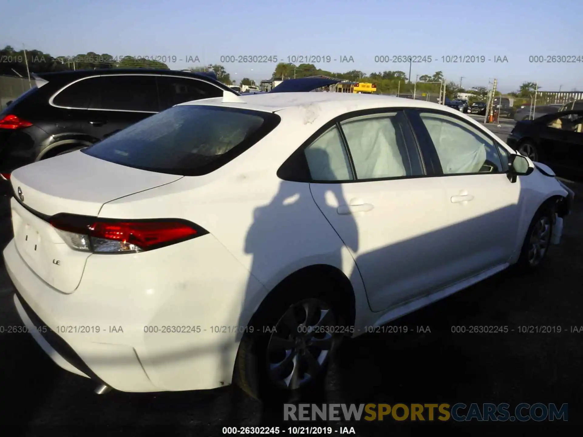 4 Photograph of a damaged car JTDEPRAE8LJ023461 TOYOTA COROLLA 2020