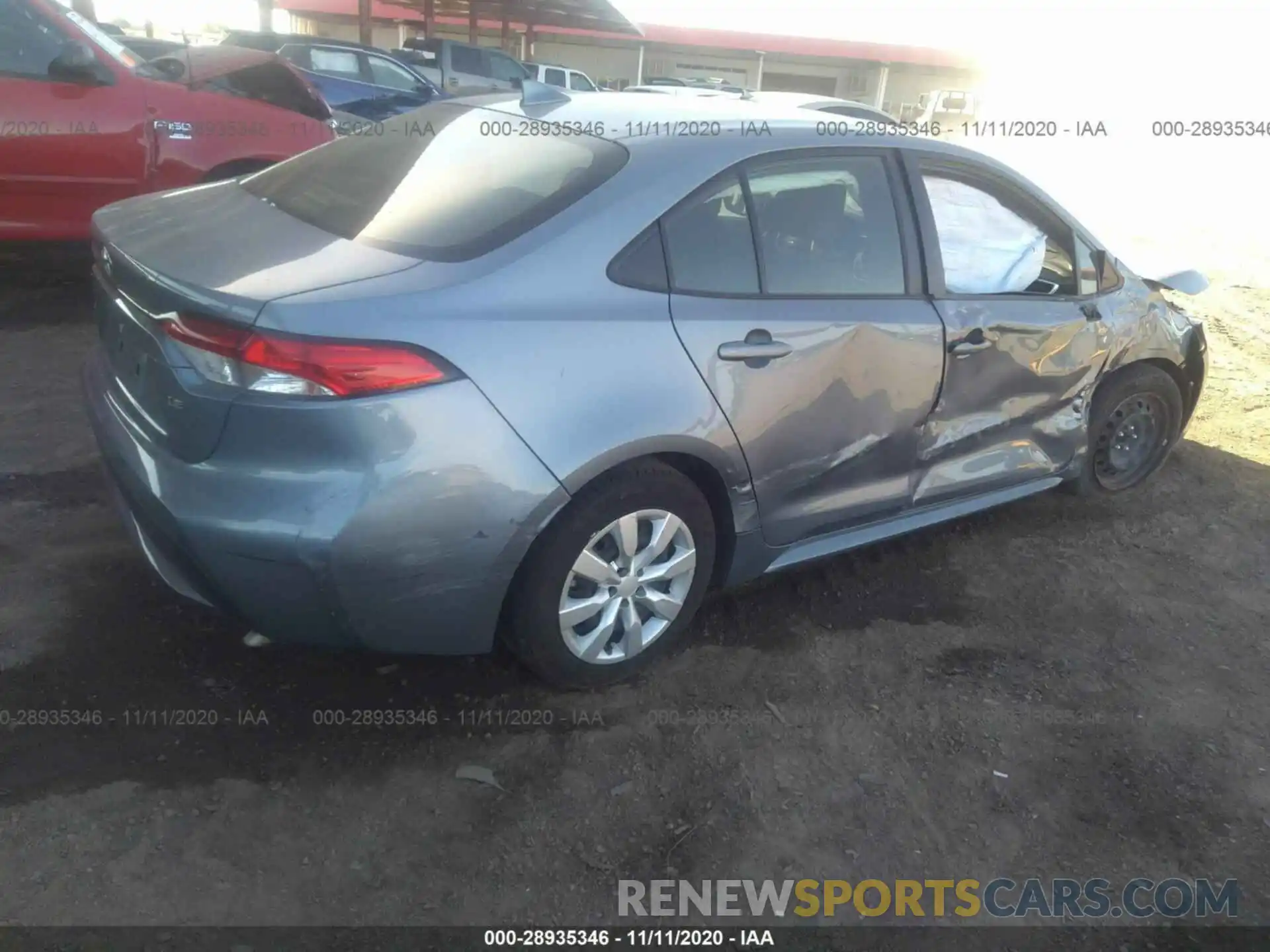 4 Photograph of a damaged car JTDEPRAE8LJ023508 TOYOTA COROLLA 2020