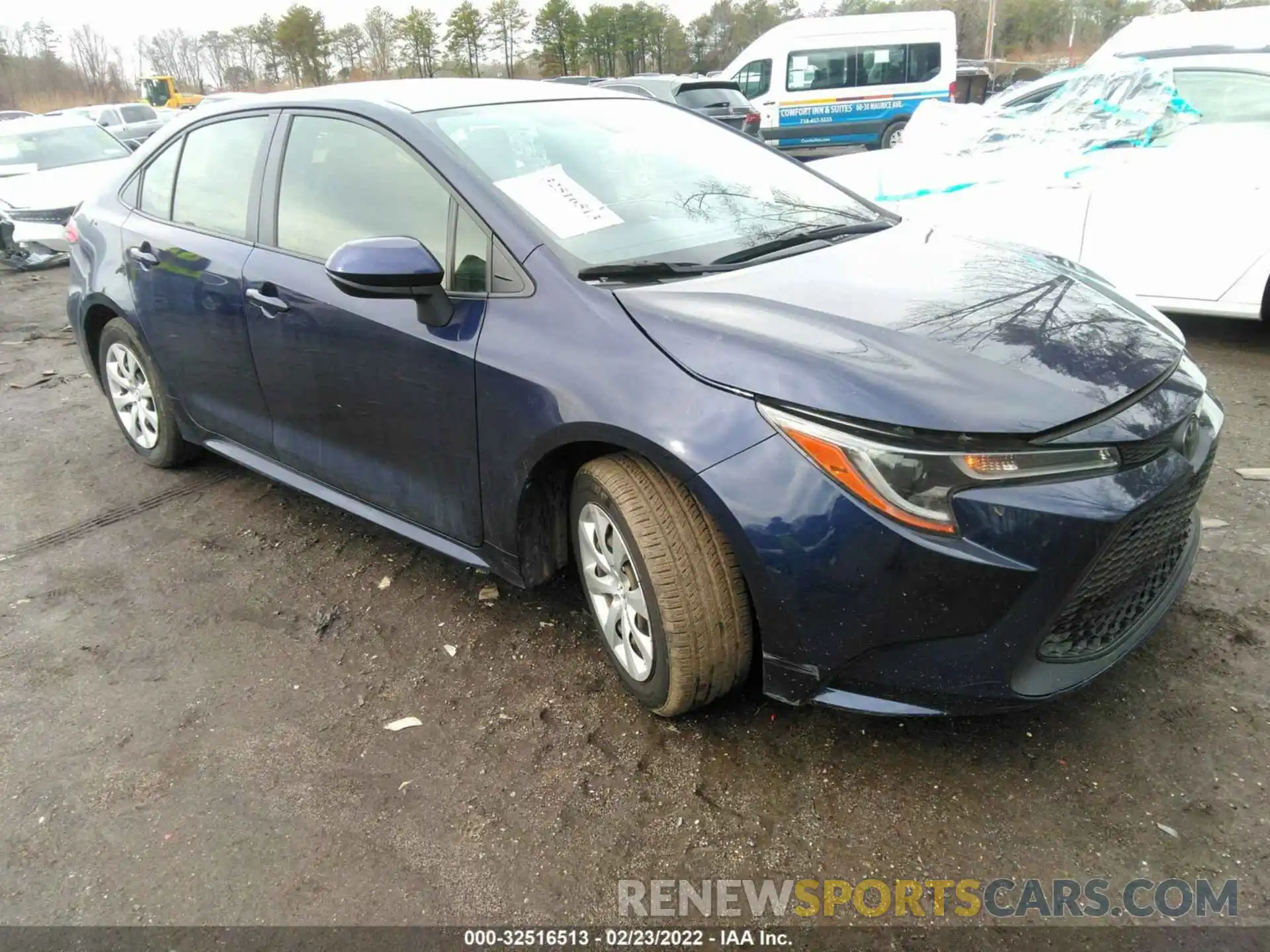 1 Photograph of a damaged car JTDEPRAE8LJ023881 TOYOTA COROLLA 2020