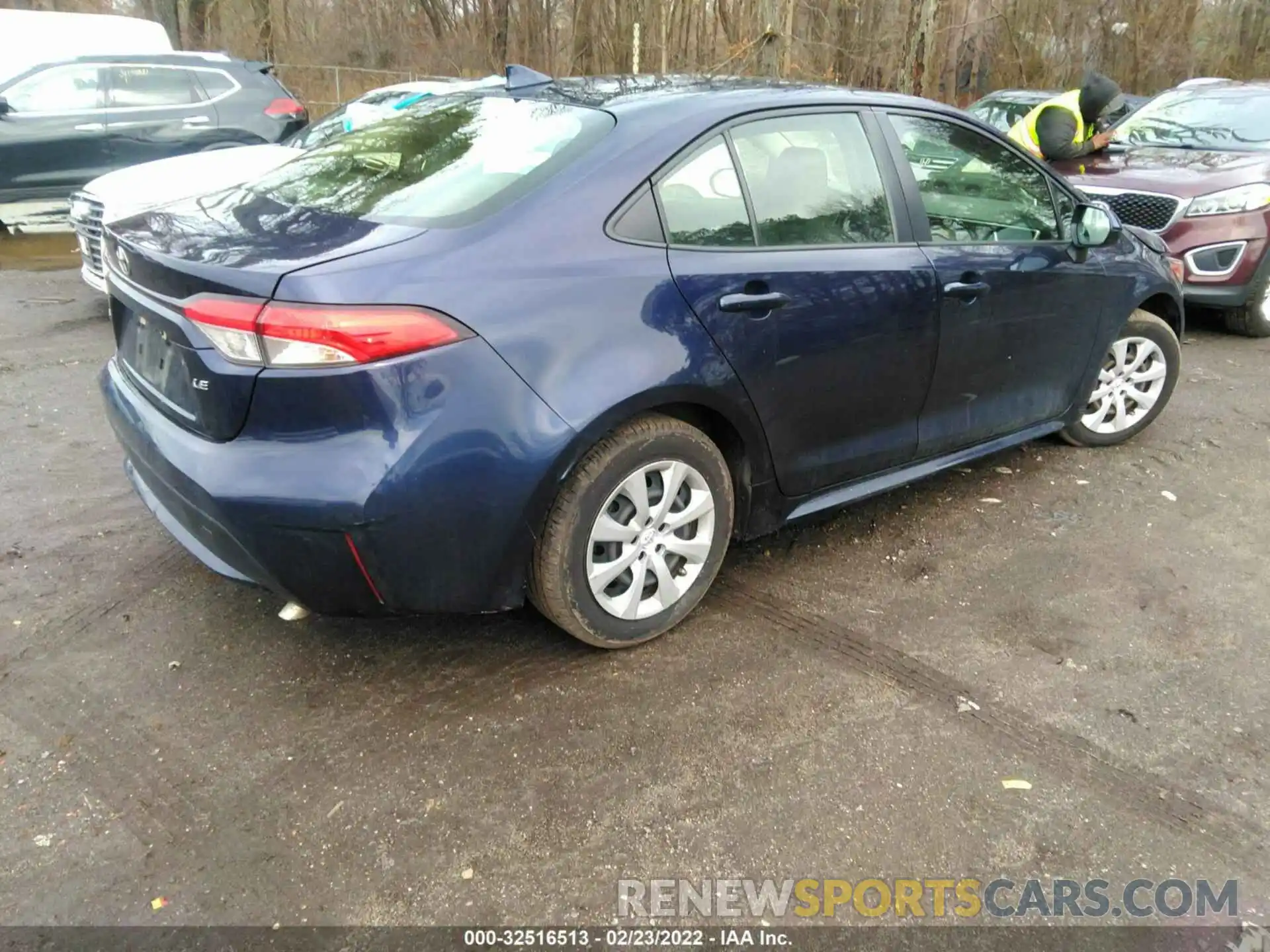 4 Photograph of a damaged car JTDEPRAE8LJ023881 TOYOTA COROLLA 2020