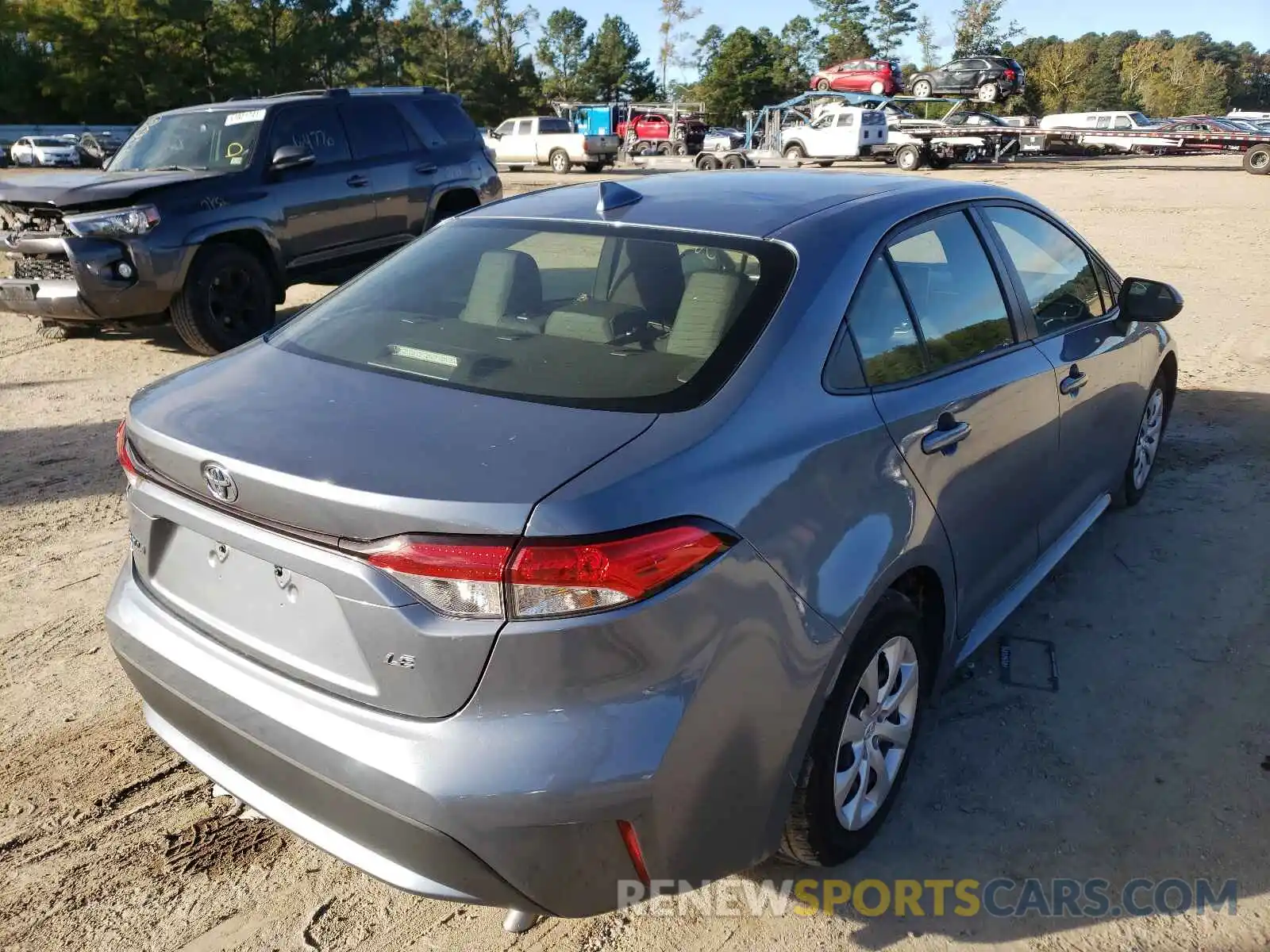 4 Photograph of a damaged car JTDEPRAE8LJ024173 TOYOTA COROLLA 2020