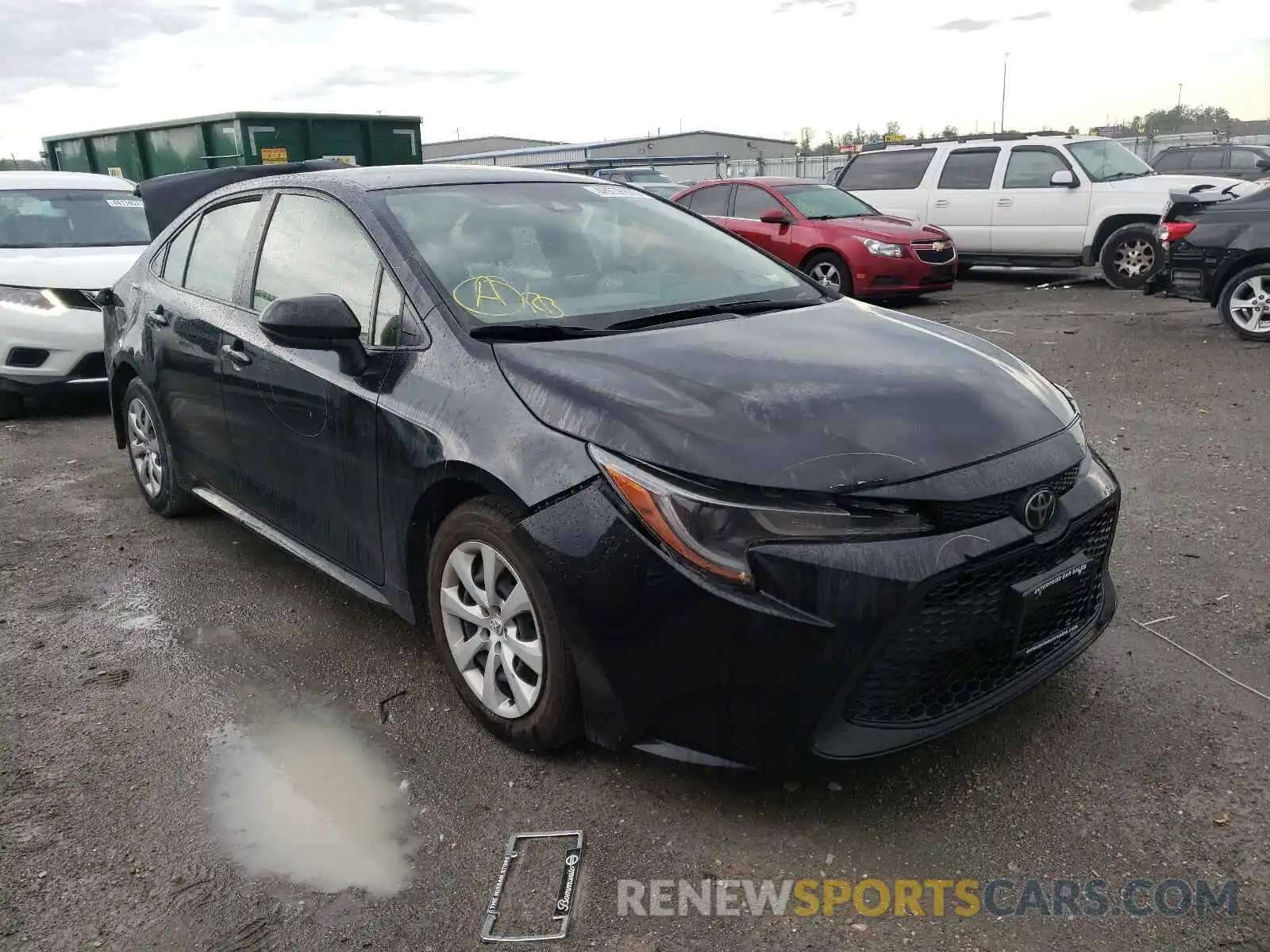 1 Photograph of a damaged car JTDEPRAE8LJ024643 TOYOTA COROLLA 2020