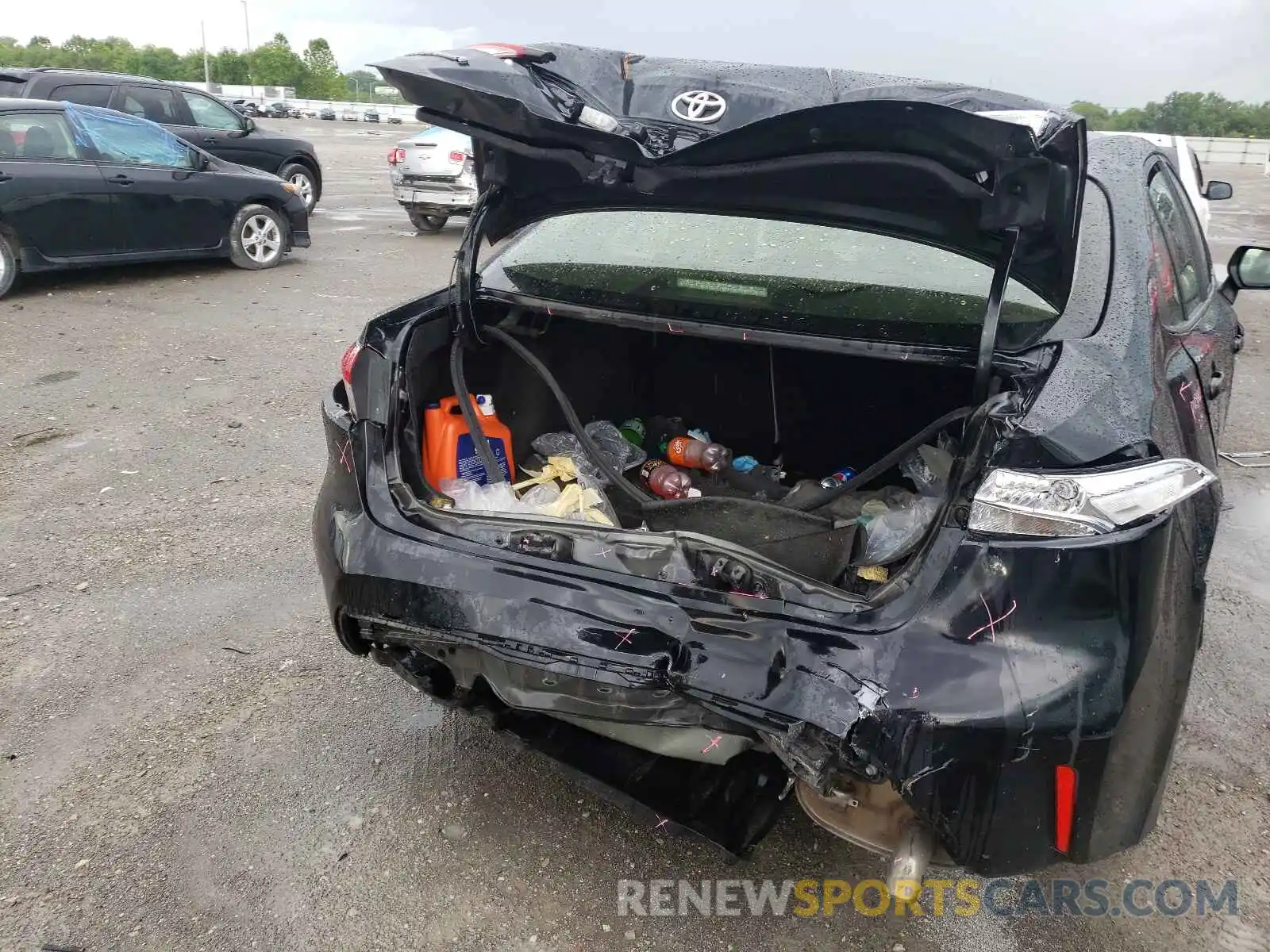 9 Photograph of a damaged car JTDEPRAE8LJ024643 TOYOTA COROLLA 2020