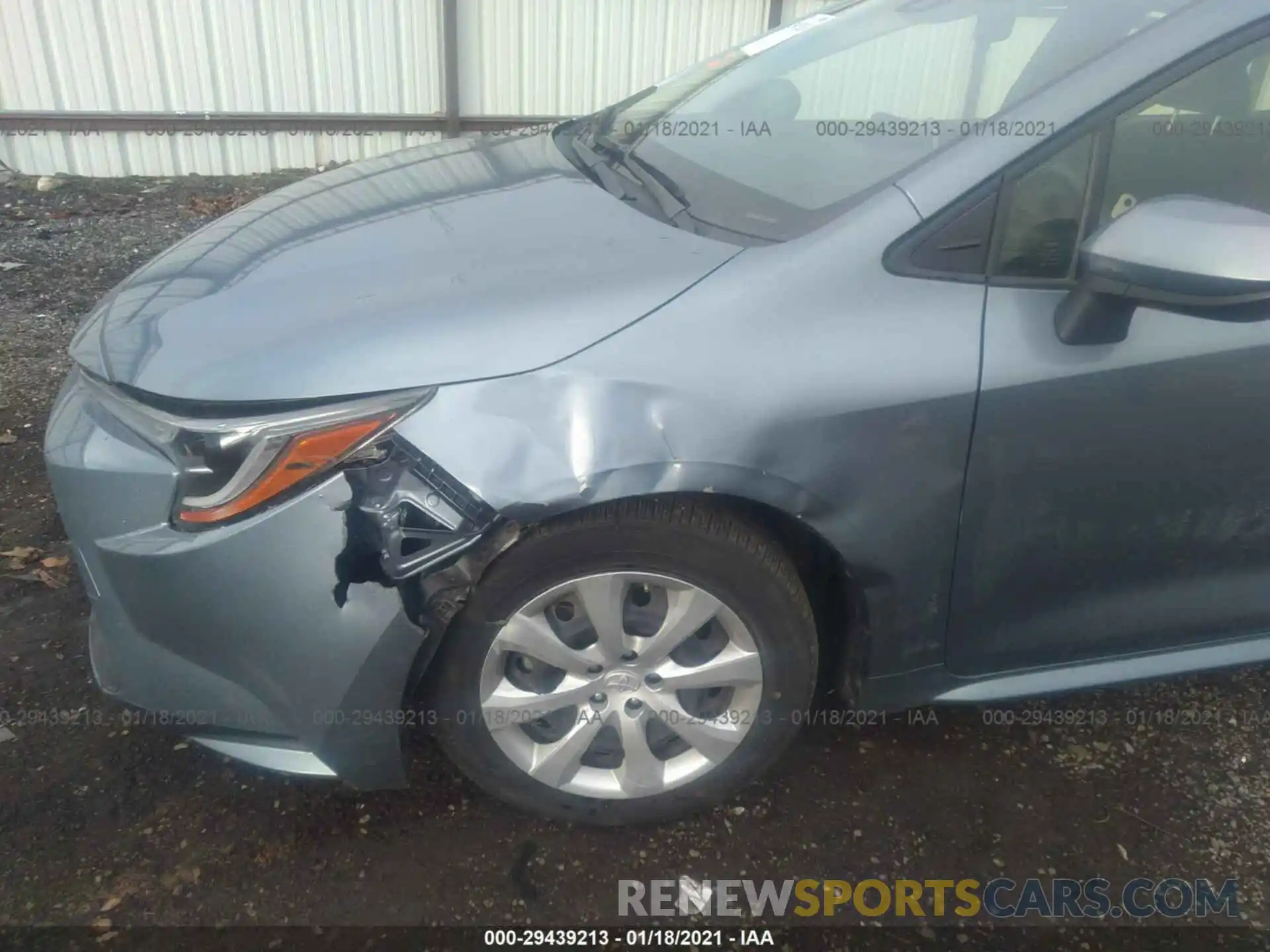 6 Photograph of a damaged car JTDEPRAE8LJ025050 TOYOTA COROLLA 2020