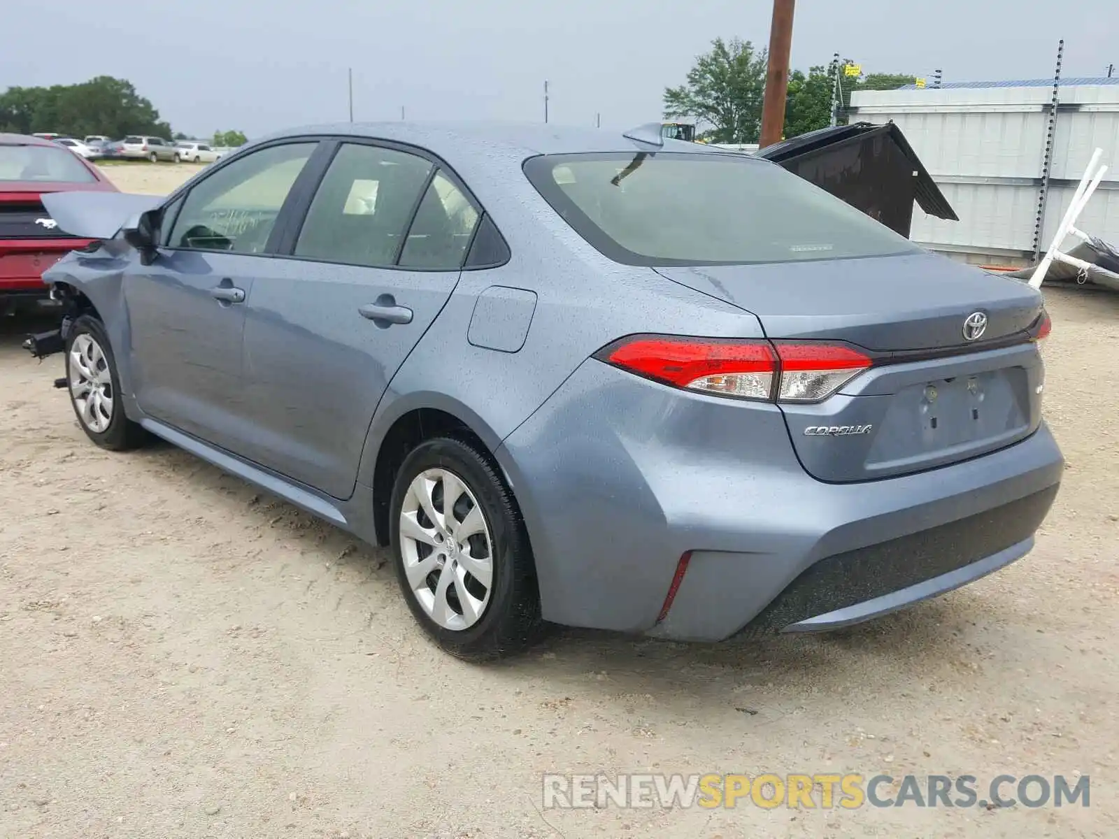 3 Photograph of a damaged car JTDEPRAE8LJ025064 TOYOTA COROLLA 2020