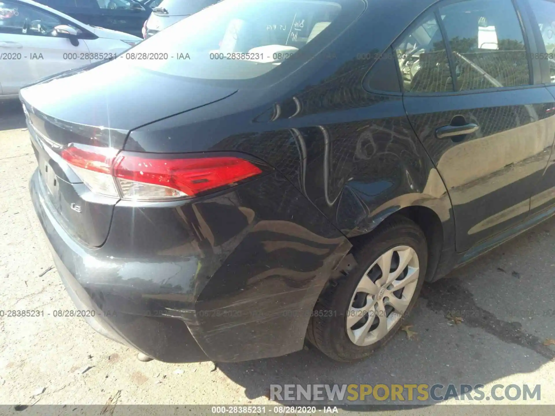 6 Photograph of a damaged car JTDEPRAE8LJ026229 TOYOTA COROLLA 2020