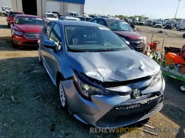 1 Photograph of a damaged car JTDEPRAE8LJ026408 TOYOTA COROLLA 2020