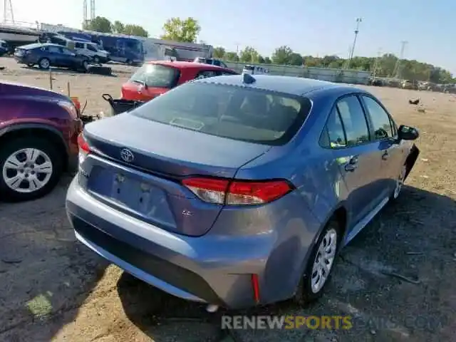 4 Photograph of a damaged car JTDEPRAE8LJ026408 TOYOTA COROLLA 2020