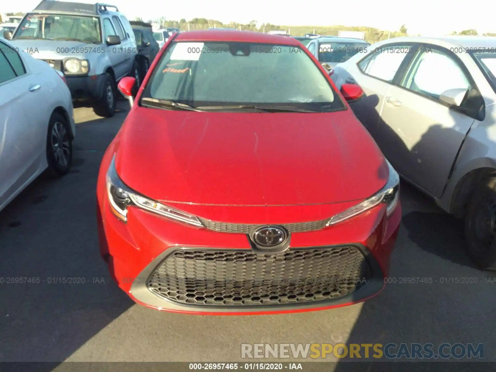 6 Photograph of a damaged car JTDEPRAE8LJ026571 TOYOTA COROLLA 2020