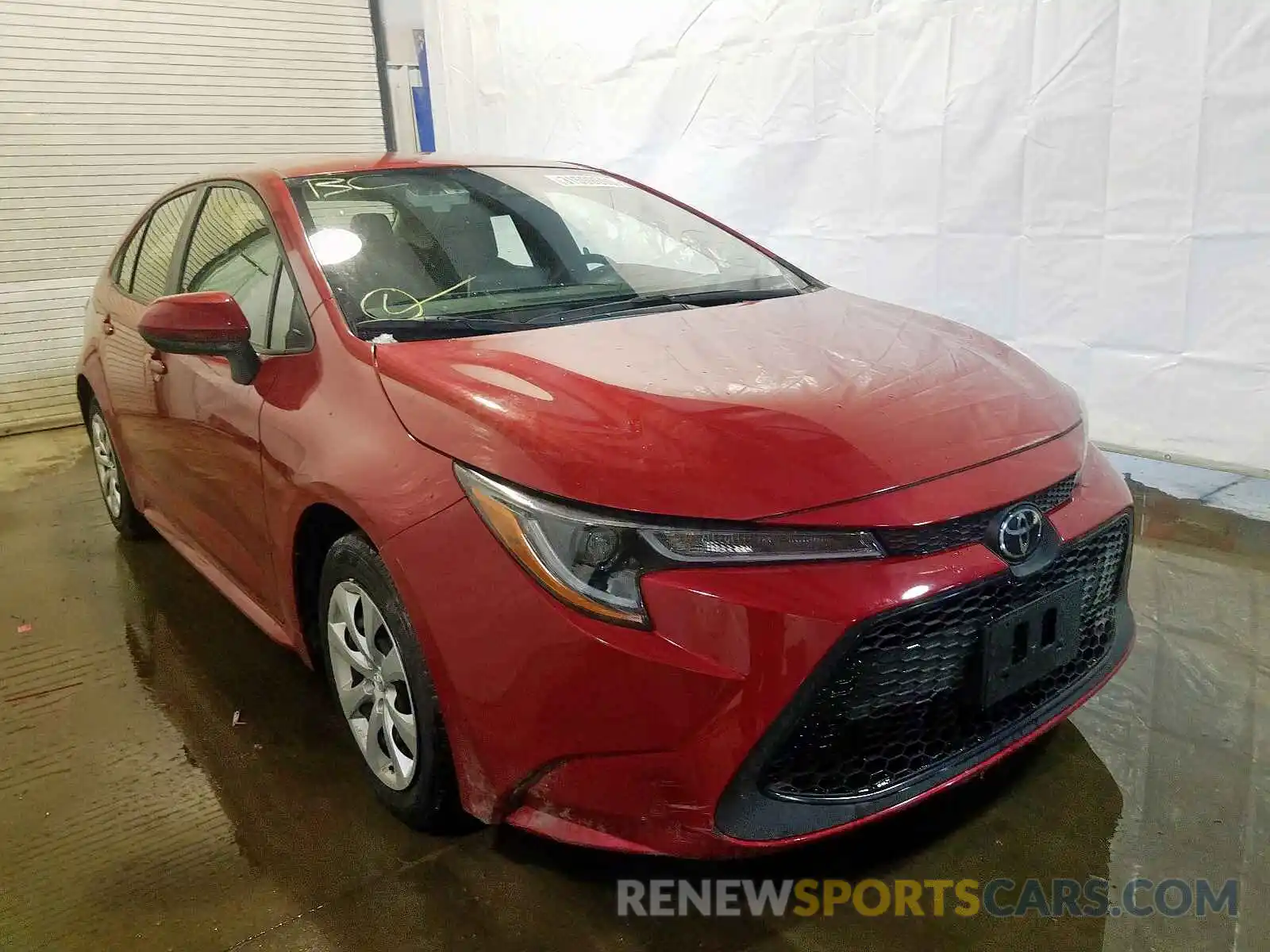 1 Photograph of a damaged car JTDEPRAE8LJ026845 TOYOTA COROLLA 2020