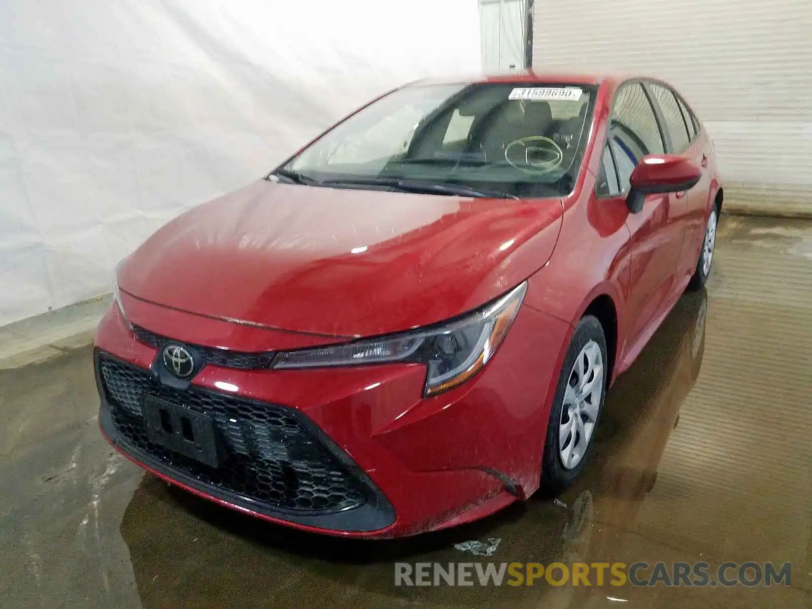 2 Photograph of a damaged car JTDEPRAE8LJ026845 TOYOTA COROLLA 2020